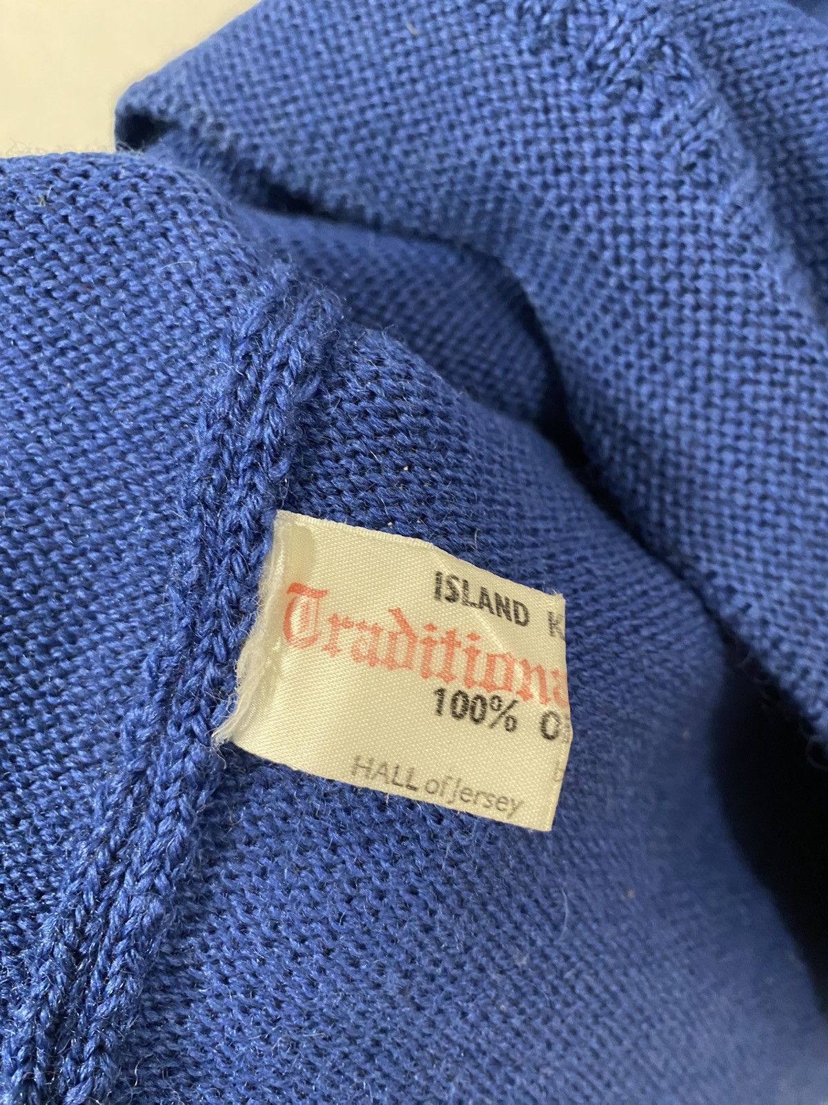 Le Tricoteur Guernsey VTG Guernsey Sweater Mens L Blue Traditional Fisherman Size US L / EU 52-54 / 3 - 6 Thumbnail