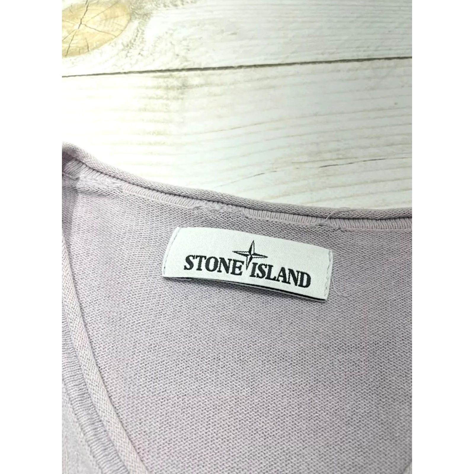 Stone Island Stone Island Sweater Jumper V-Neck Pink Men Size M 2018 Size US M / EU 48-50 / 2 - 7 Thumbnail