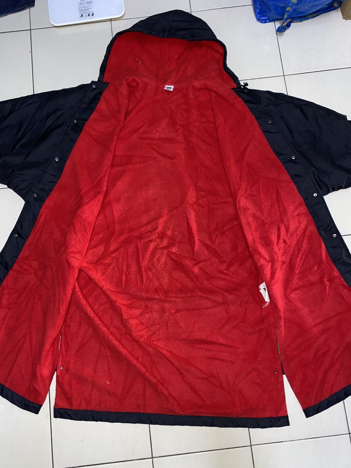 Adidas × Vintage 90s Adidas Big Logo Long Jacket Winter Size US XL / EU 56 / 4 - 10 Thumbnail