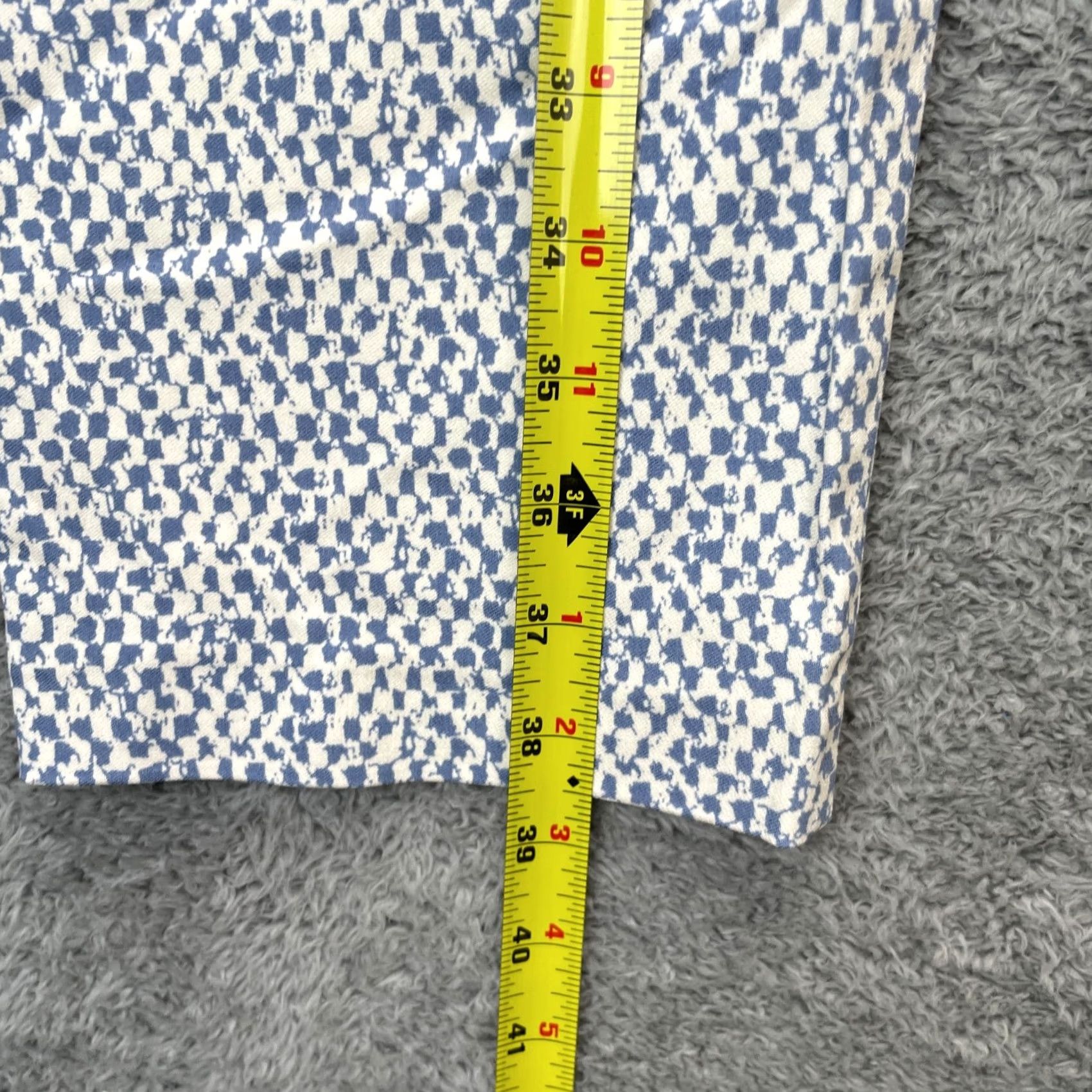 Vintage WynneLayers Pants Womens 10 White Dress Gingham Stretch Straight Leg Formal AOP Pants Size 30" / US 8 / IT 44 - 7 Thumbnail