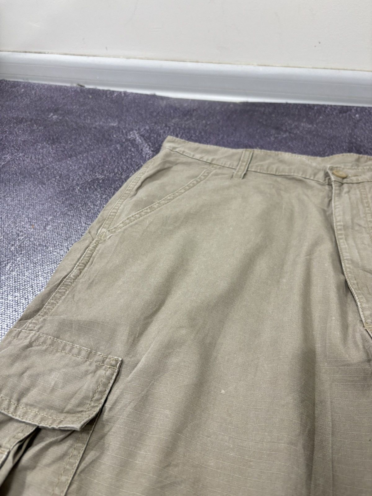 Vintage Vintage Wrangler USA Zip Pocket Hype Baggy Cargo Shorts Size US 36 / EU 52 - 5 Thumbnail