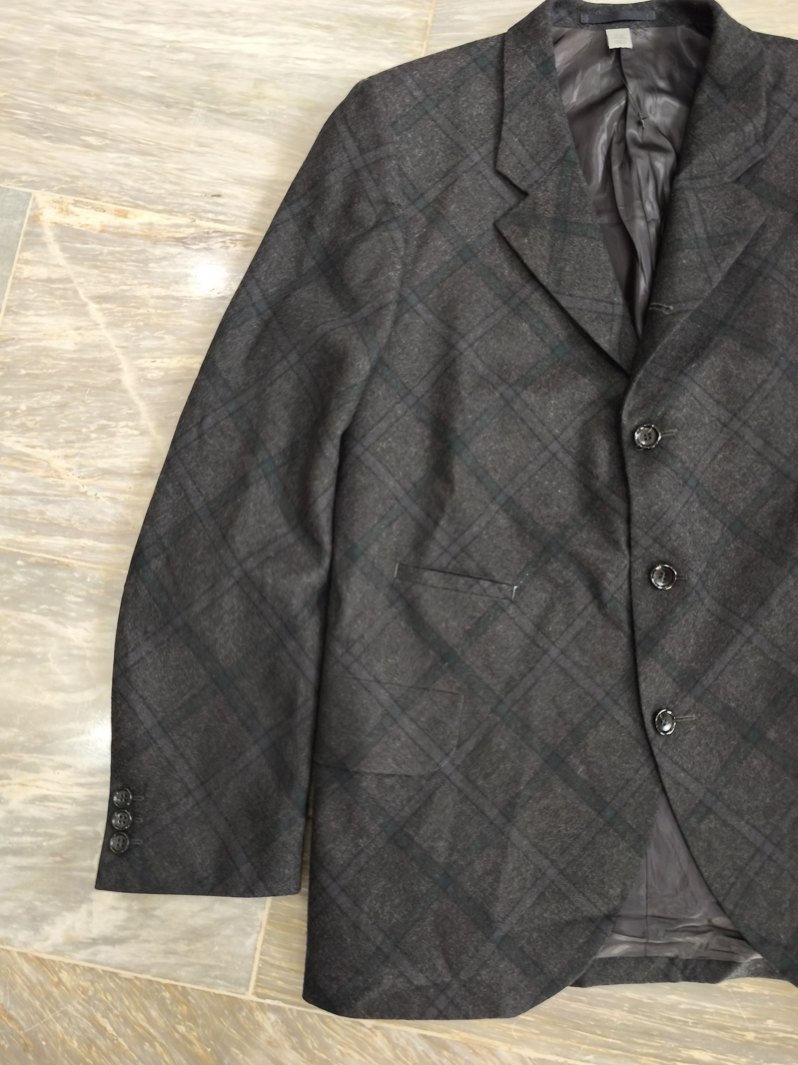 Comme des Garcons × H&M H&M x Comme des Garcons Checked Blazer Size 40R - 2 Thumbnail