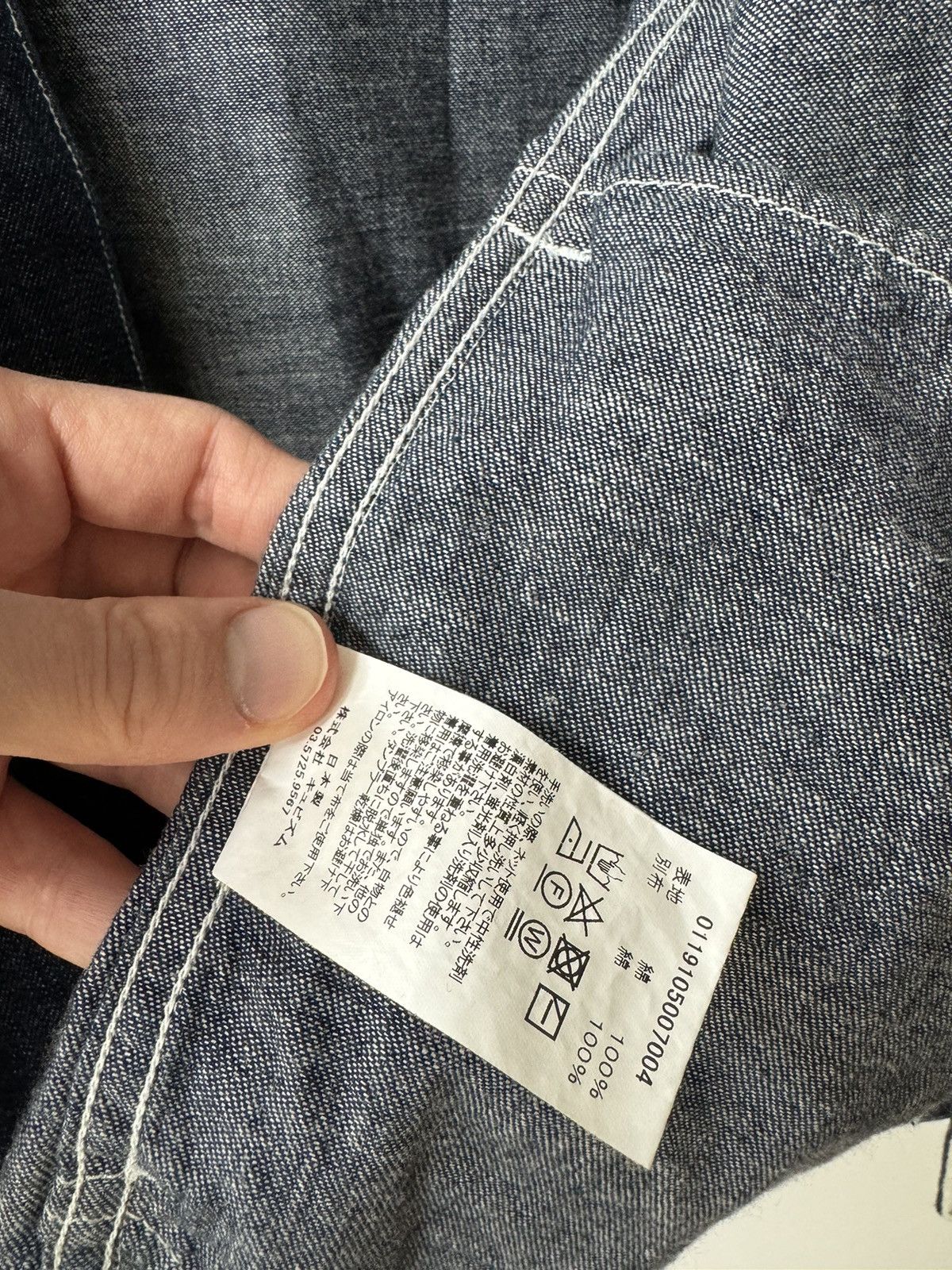 Visvim [2] Visvim Lhamo Shirt in Indigo (SS19) Size US M / EU 48-50 / 2 - 7 Thumbnail
