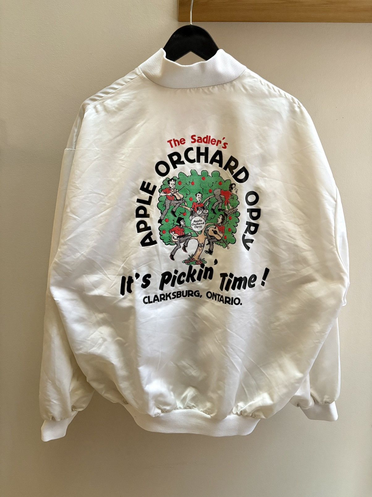 Vintage The Sadler’s Apple Orchard Opry VTG 90s satin jacket XL Size US XL / EU 56 / 4 - 1 Thumbnail