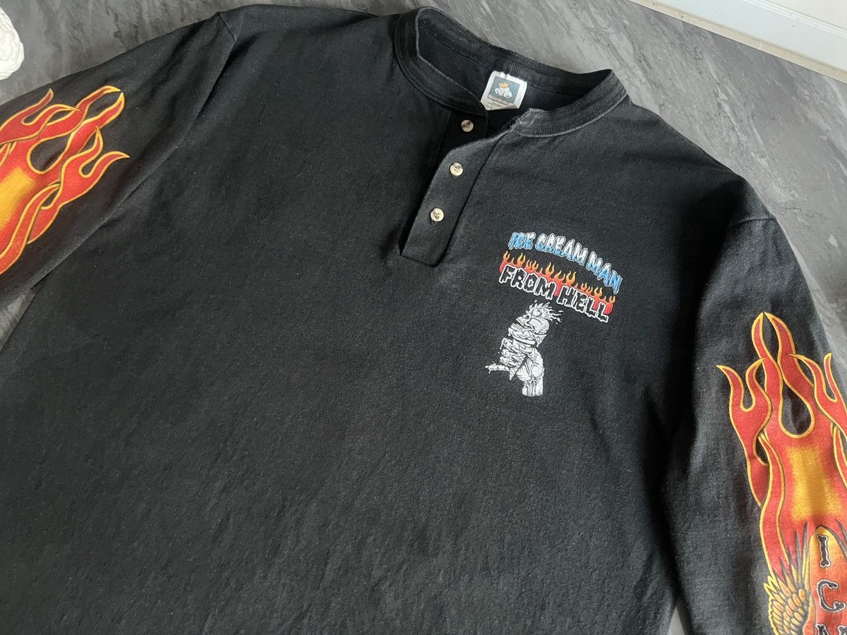 Other Cotton Deluxe : Ice Cream Hell Flame ICMFM Long Sleeve Size US L / EU 52-54 / 3 - 6 Thumbnail