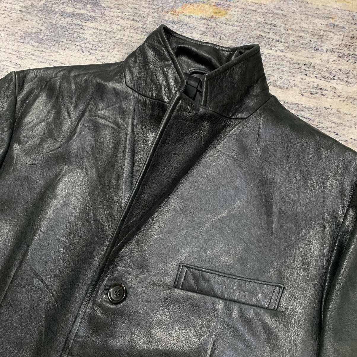 Tornado Mart Tornado mart blazer leather jacket Size US L / EU 52-54 / 3 - 6 Thumbnail