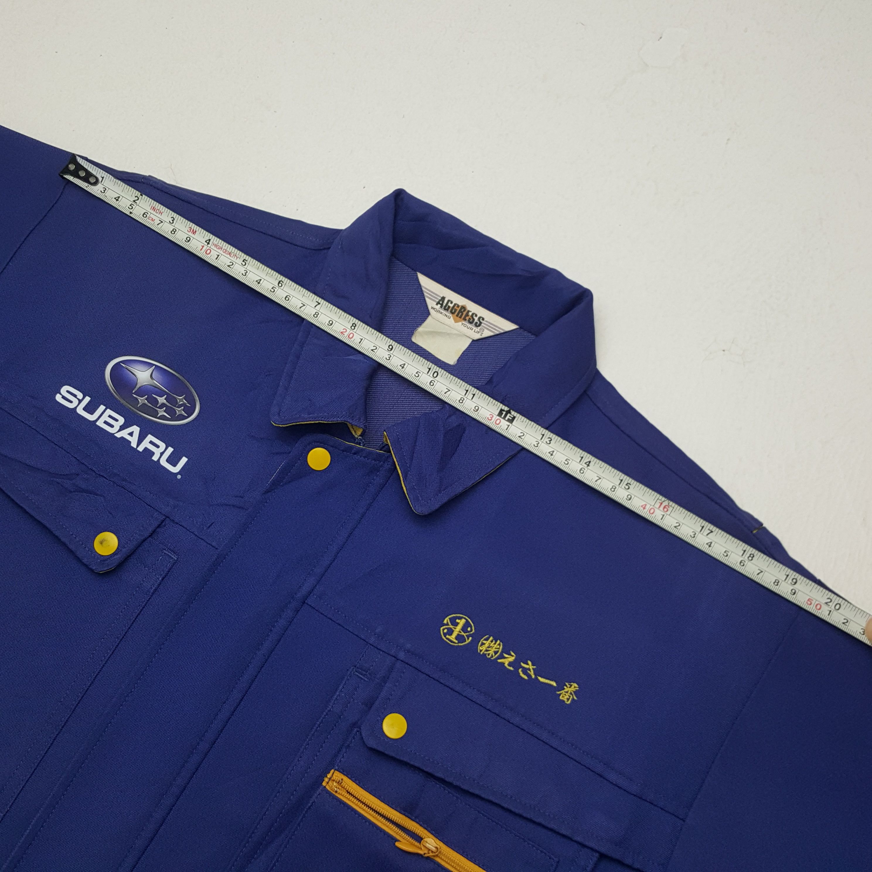 Japanese Brand × Vintage Vintage Subaru Racing Custom Art Logo Worker Japan Jacket Size US M / EU 48-50 / 2 - 6 Thumbnail