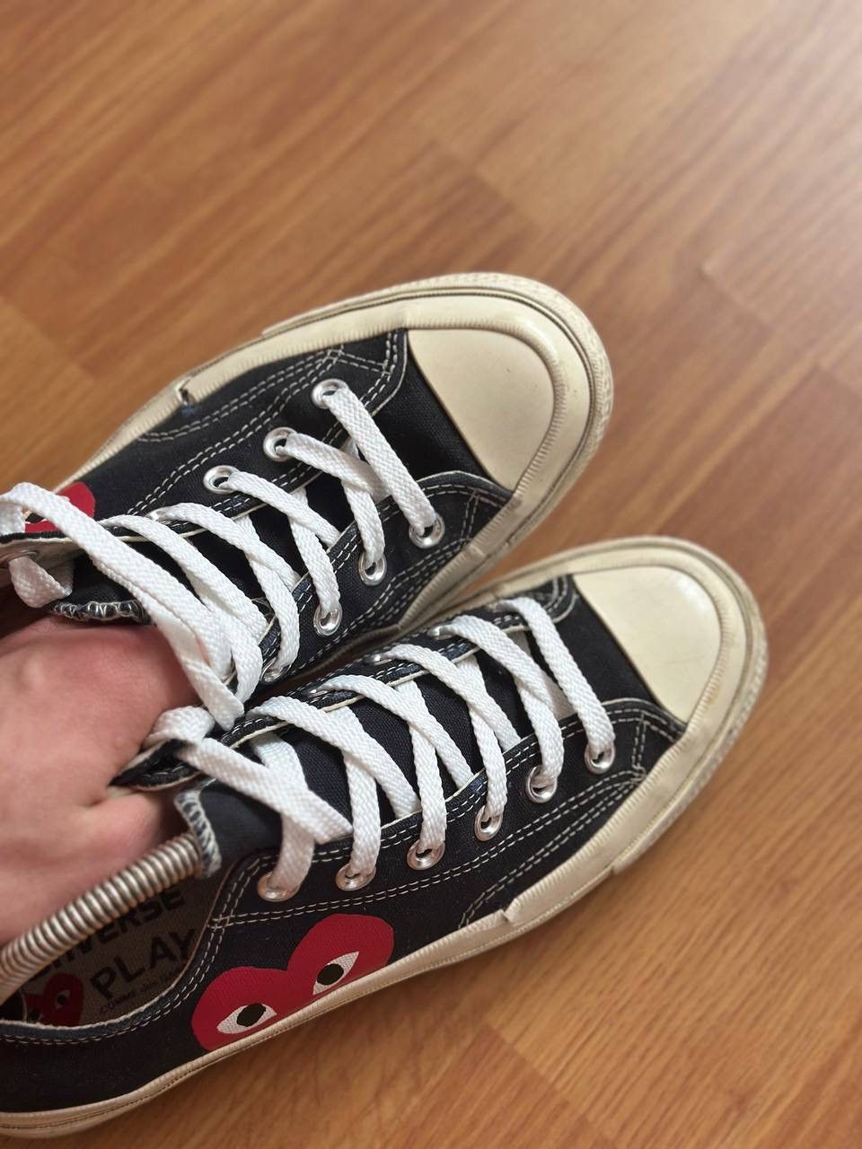 Comme des Garcons Converse Comme des Garcons Chuck Taylor Low Trainers 7 Size US 7 / EU 40 - 21 Thumbnail