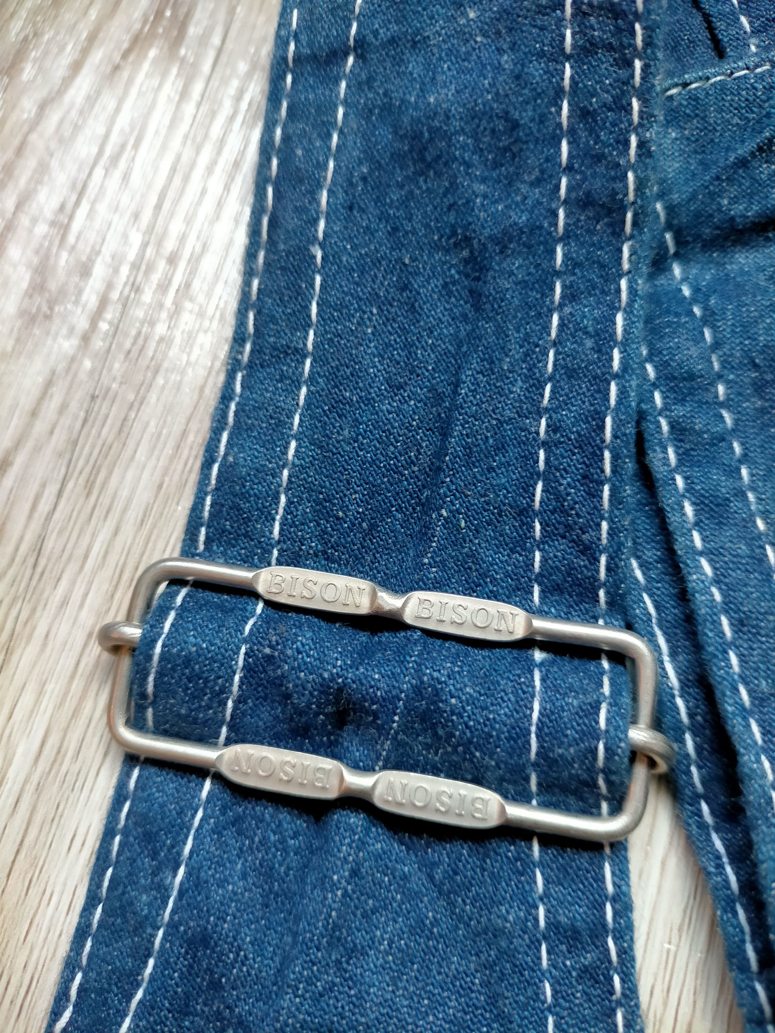 Vintage Vintage 80s Overalls Bison Carpenter Worker Jeans Size US 34 / EU 50 - 17 Thumbnail