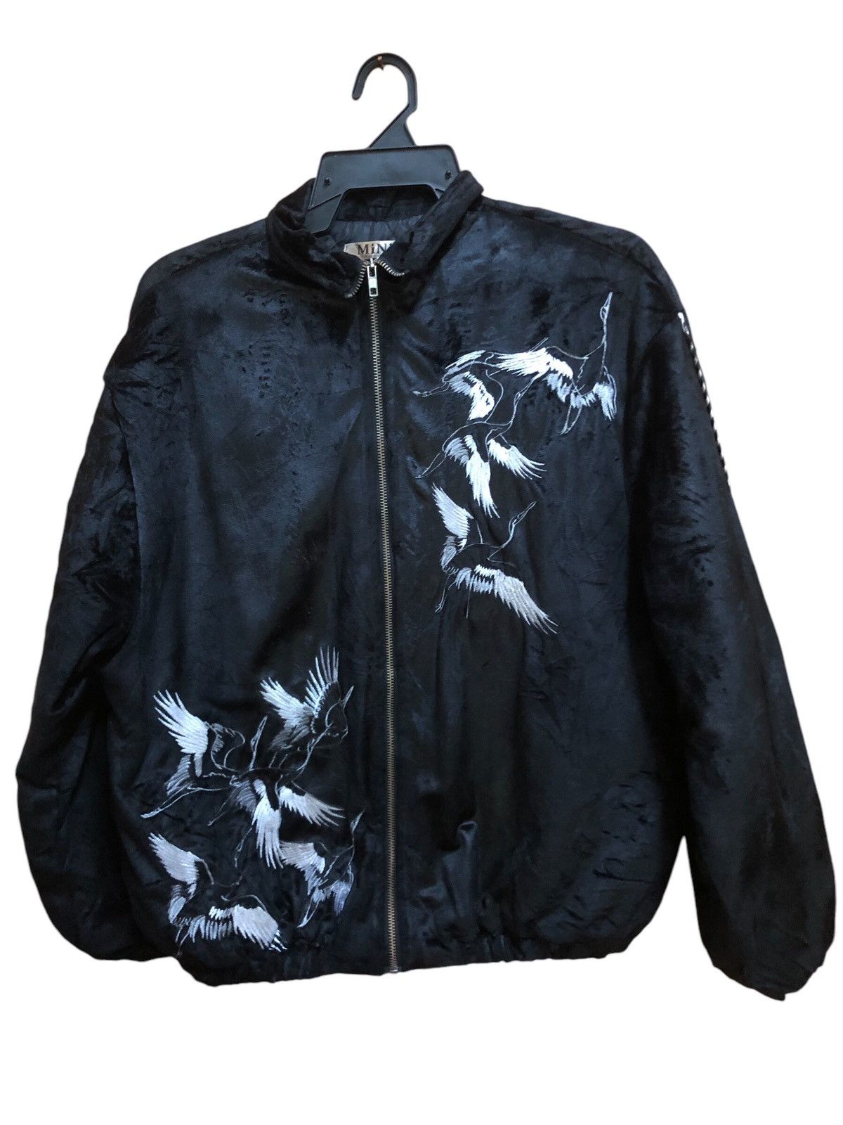 Japanese Brand Mini Fashion flying Birds motif Velvet Jacket Size US M / EU 48-50 / 2 - 1 Thumbnail