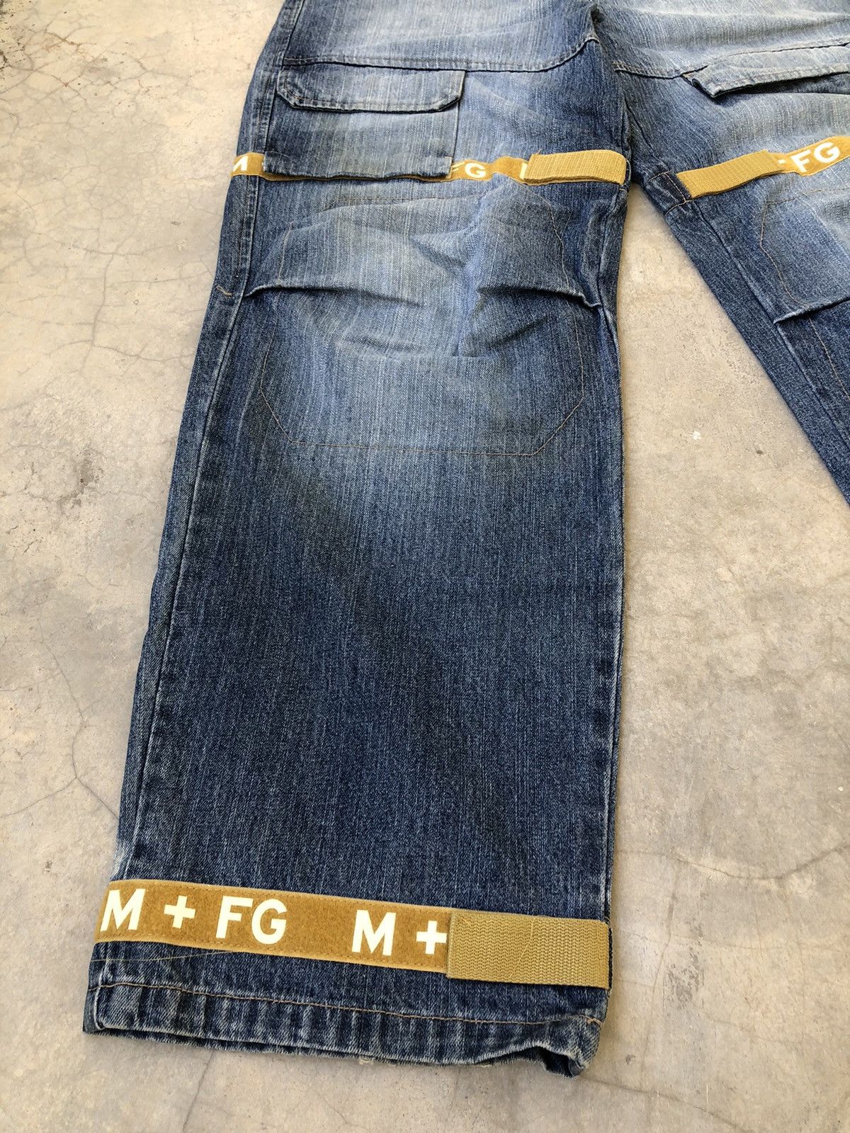 Marithe + Francois Girbaud Le Jean Marithe Francois Gurbaud Y2k M+FG Strap Baggy Denim Size US 34 / EU 50 - 5 Thumbnail