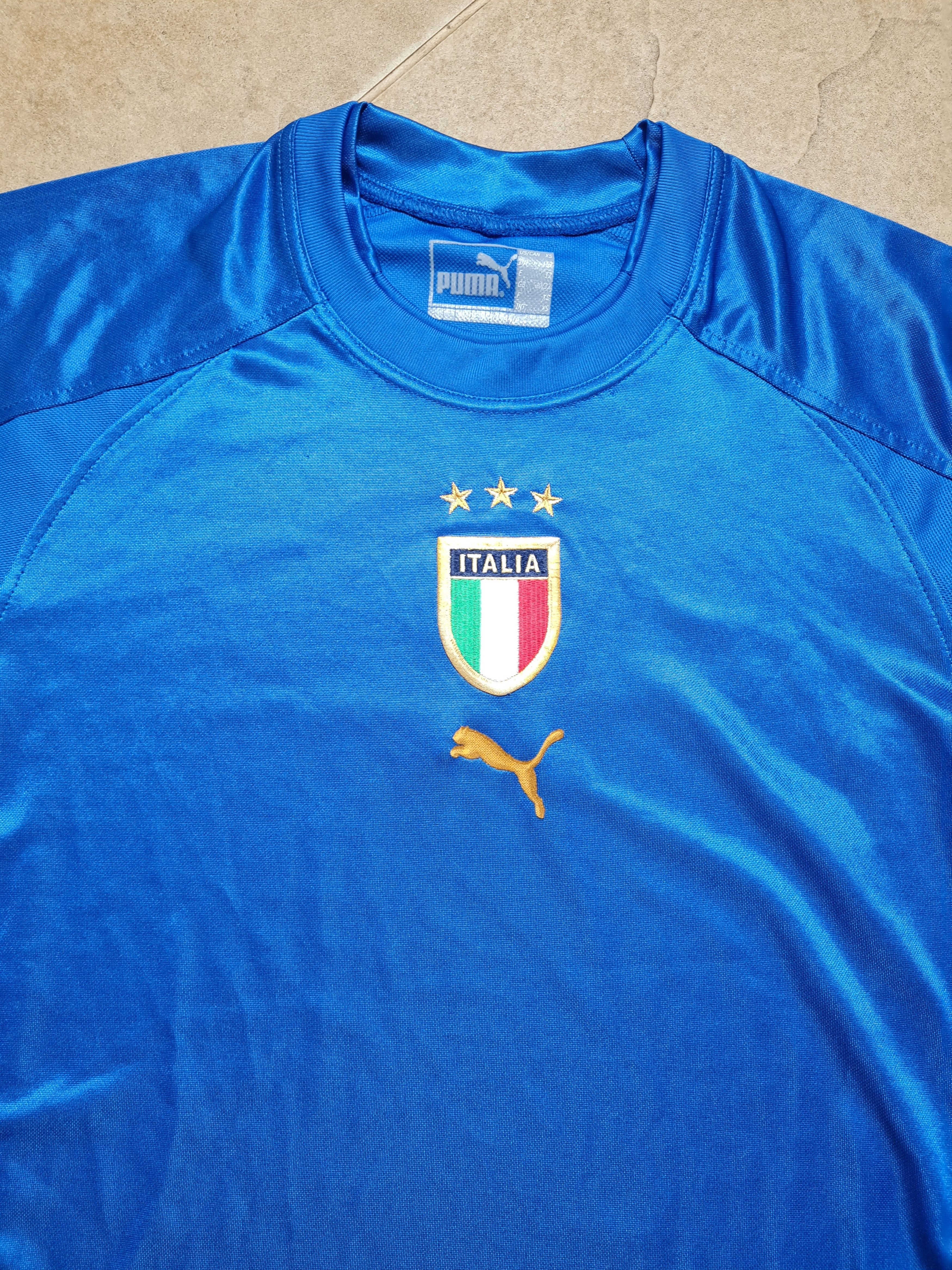 Puma Italy 2004-2006 Home Football Shirt PumaTrikot Maglia Size US XS / EU 42 / 0 - 8 Thumbnail