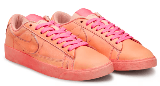 Comme des Garcons COMME DES GARÇONS GIRL Nike Blazer Low Pink Size US 7 / IT 37 - 1 Thumbnail