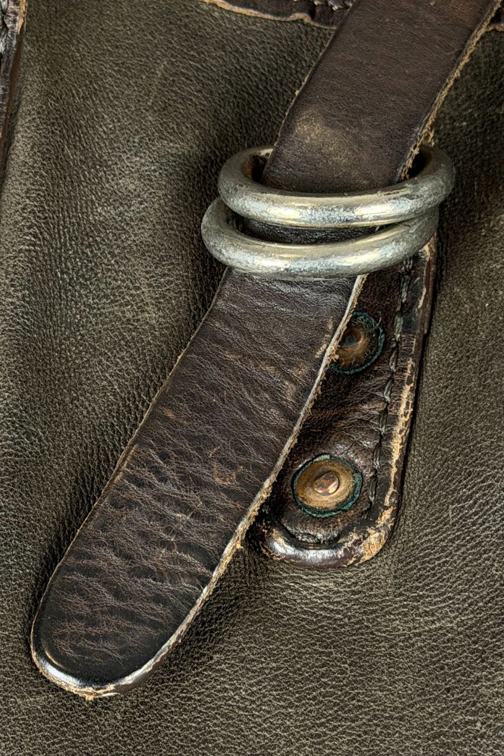 RRL Ralph Lauren FW99 (Archive) Double RL Italian Leather Utility Tote Bag Size ONE SIZE - 7 Thumbnail