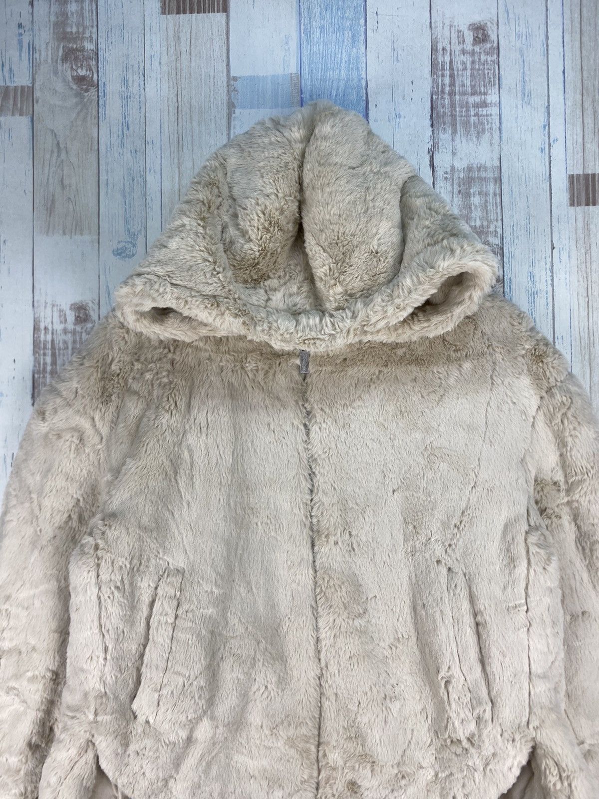 Zara Zara Fur Baggy Hoodie Size XS / US 0-2 / IT 36-38 - 4 Thumbnail