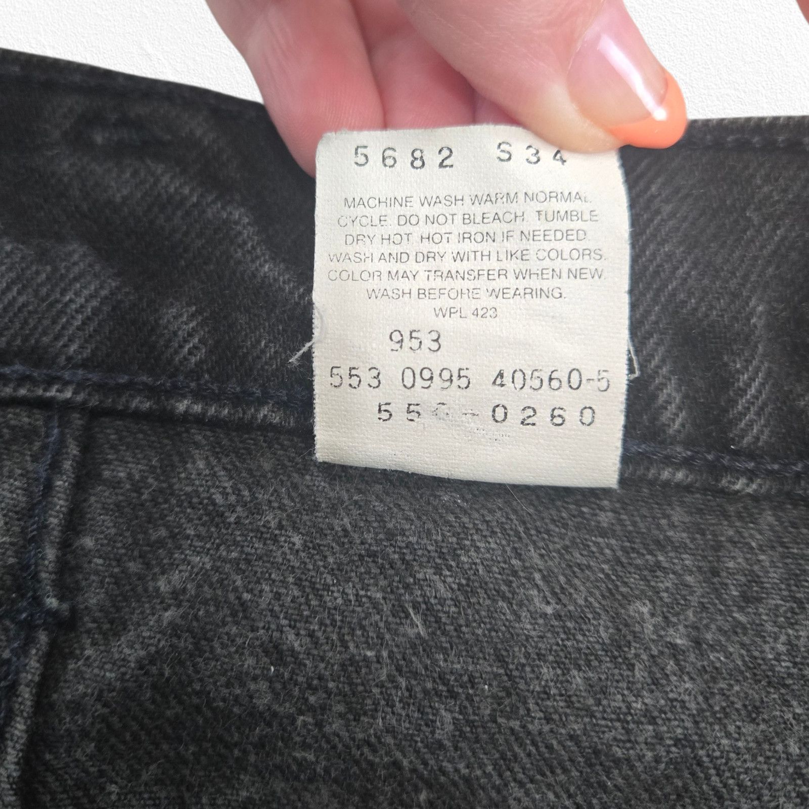 Levi's 1995 Levi's 550 Black USA Jeans Size 36 Size US 36 / EU 52 - 7 Thumbnail