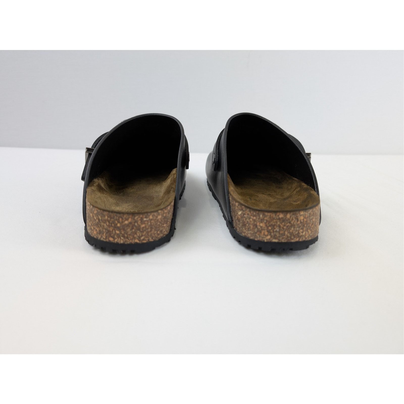 Saint Laurent Paris o1rshd1 Silver Buc San Holster Slipper Sandal in Nero Size US 10 / EU 43 - 11 Thumbnail
