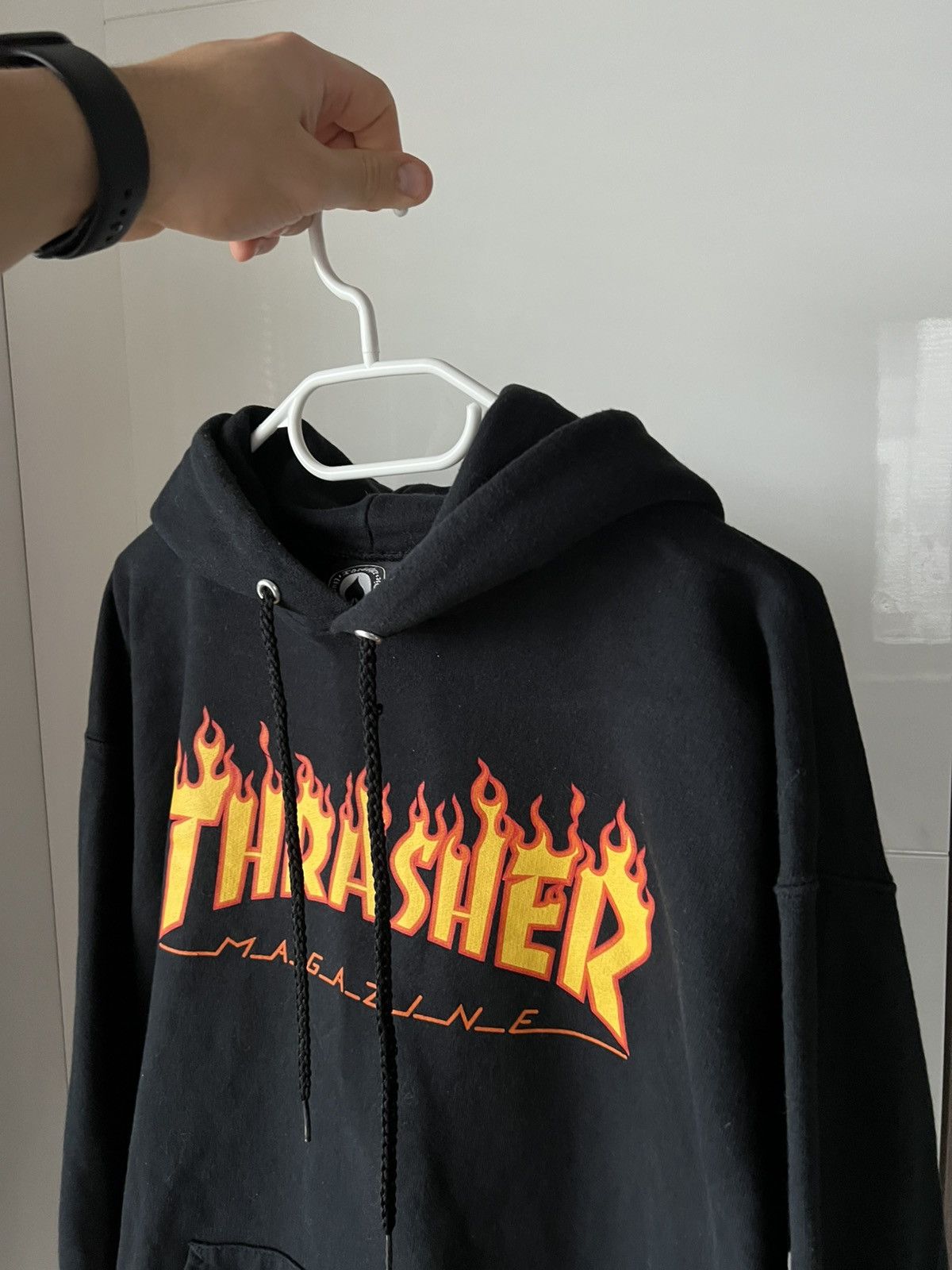 Thrasher Vintage Rare Thrasher Big Born Fire Flame Logo Hoodie Size US M / EU 48-50 / 2 - 3 Thumbnail