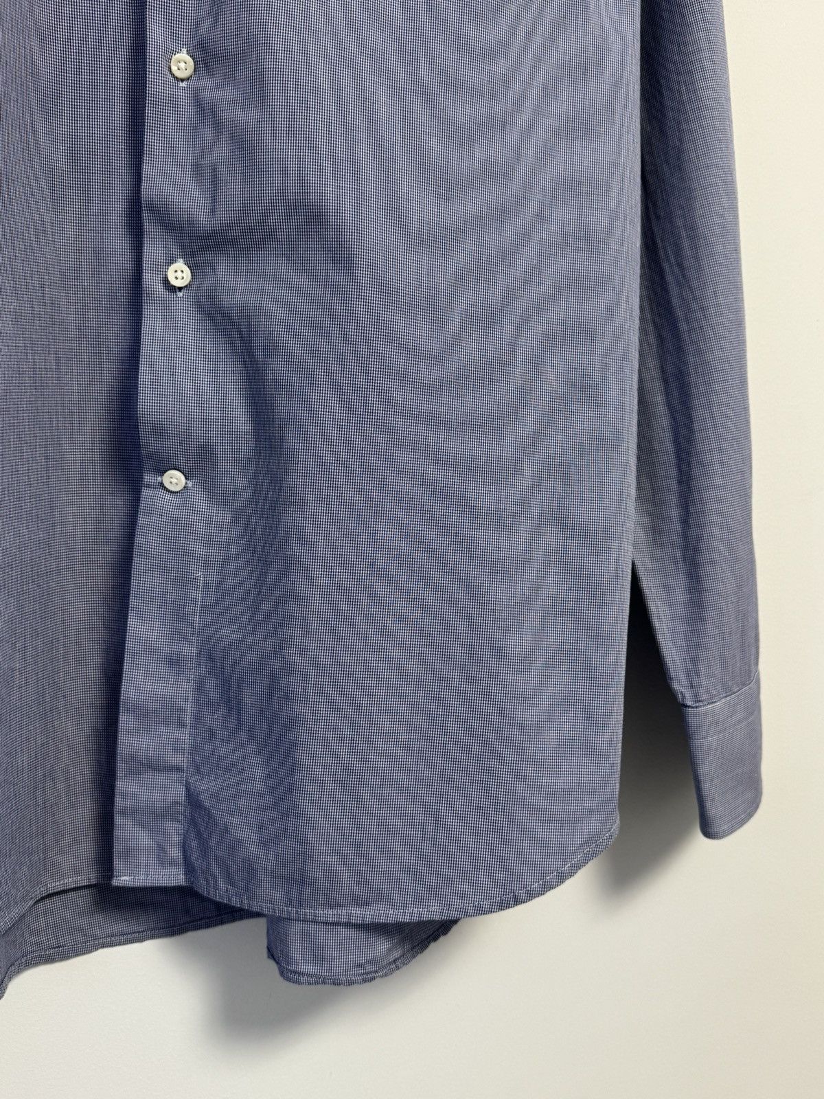 Canali Canali Button Up Shirt Blue Luxury Size US L / EU 52-54 / 3 - 5 Thumbnail