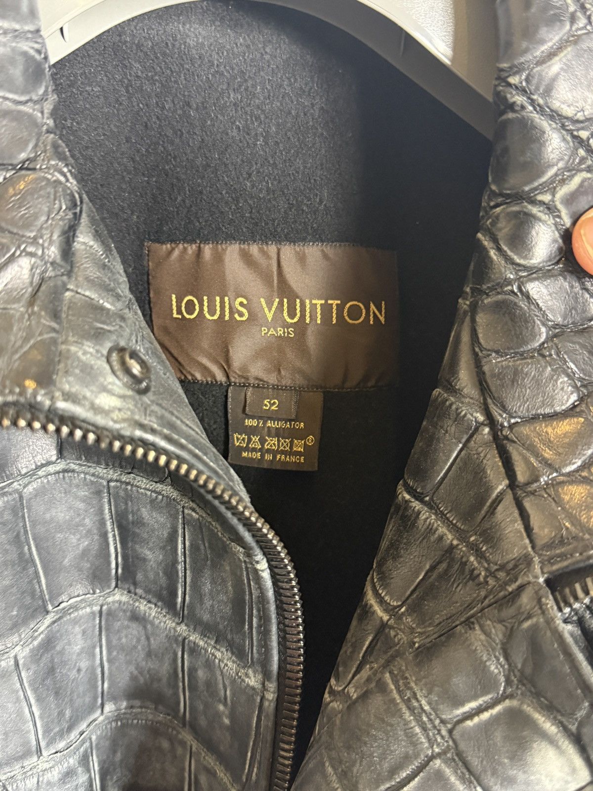 Louis Vuitton Louis Vuitton Alligator Leather Jacket – Size 52 Size US L / EU 52-54 / 3 - 2 Thumbnail