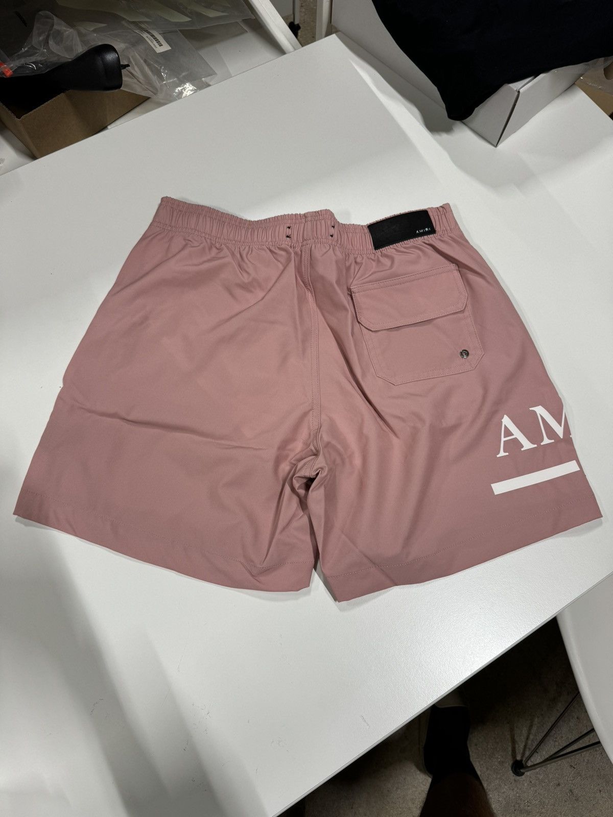 Amiri Amiri Logo Swim Shorts NEW 500$ Size US 30 / EU 46 - 3 Thumbnail