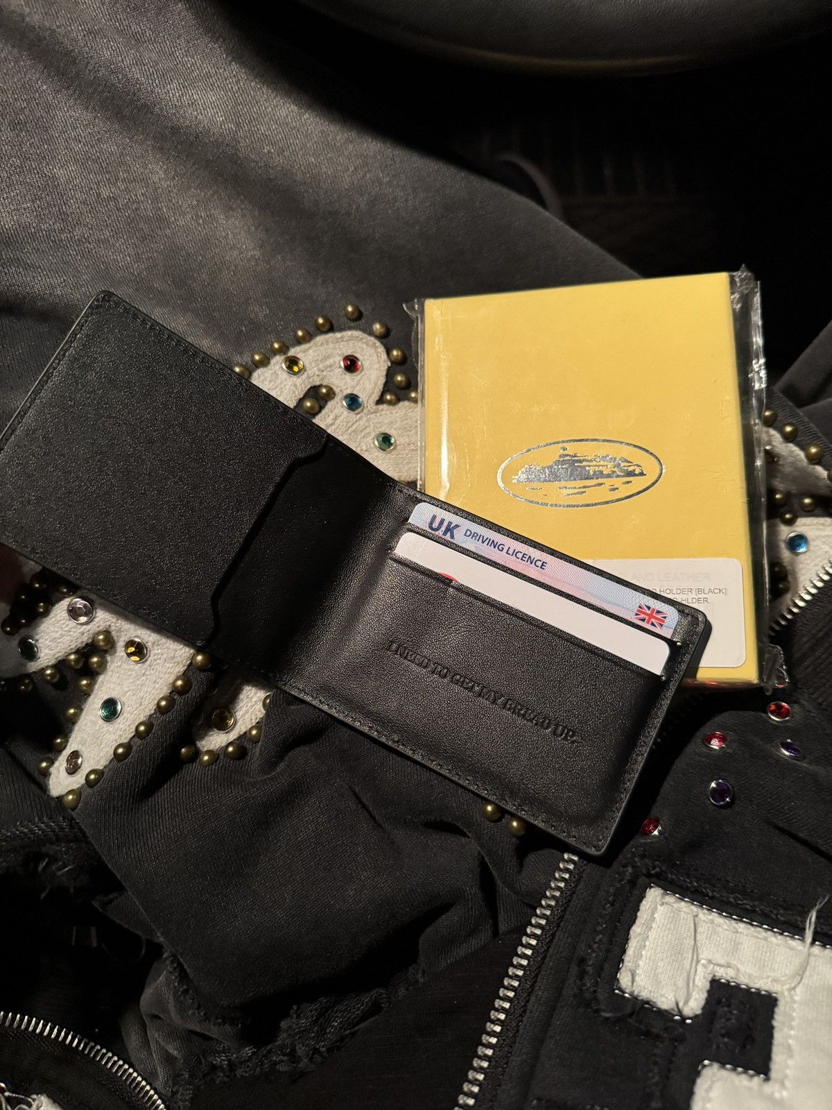 Corteiz Corteiz Island Leather Card Holder Black Size ONE SIZE - 5 Thumbnail