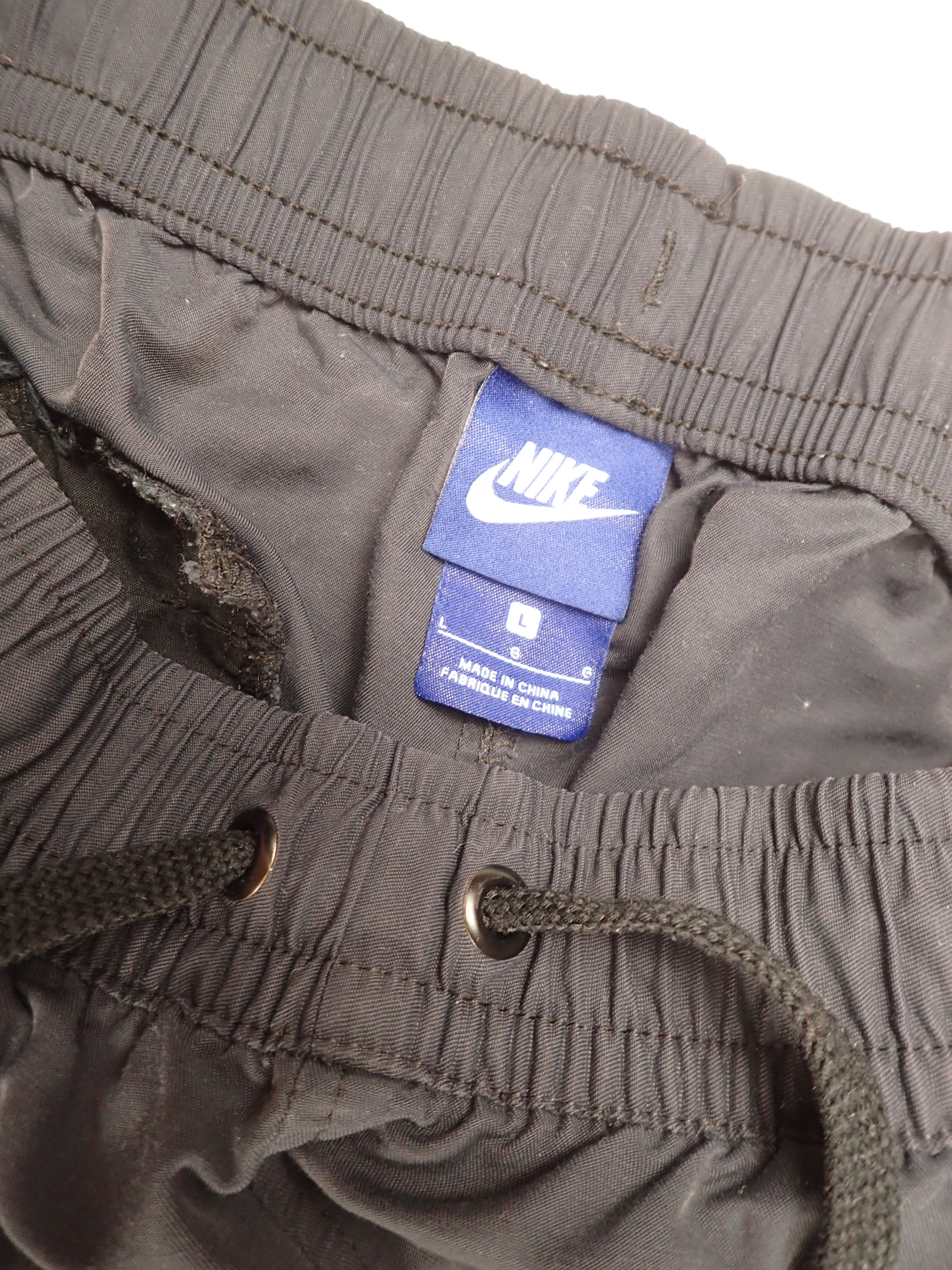 Nike Nike Pants Adult Large Black Gray Slim Fit Woven Jogger Size US 33 - 2 Thumbnail