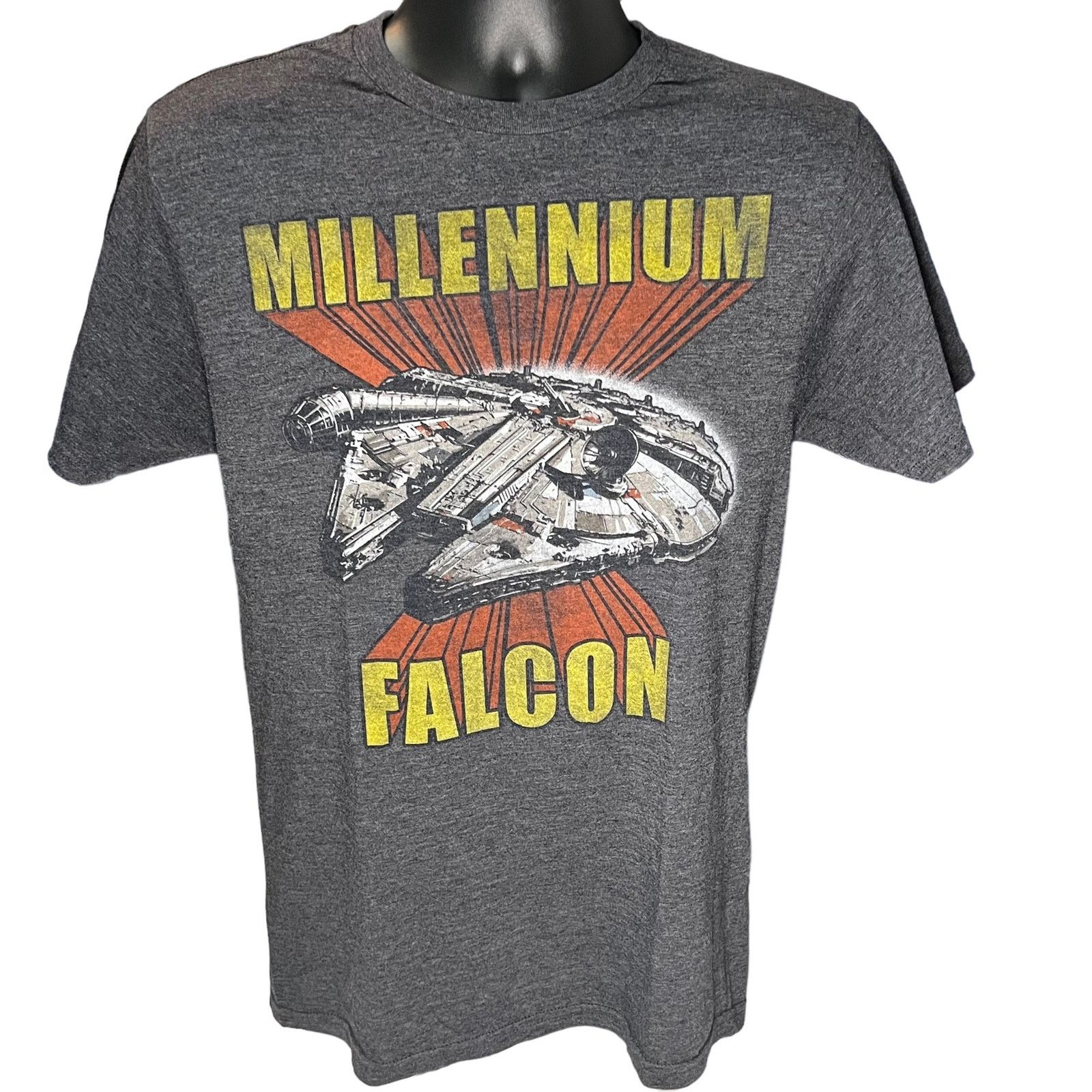 Star Wars Star Wars Millennium Falcon T-Shirt Gray Medium Graphic Tee Size US M / EU 48-50 / 2 - 1 Thumbnail