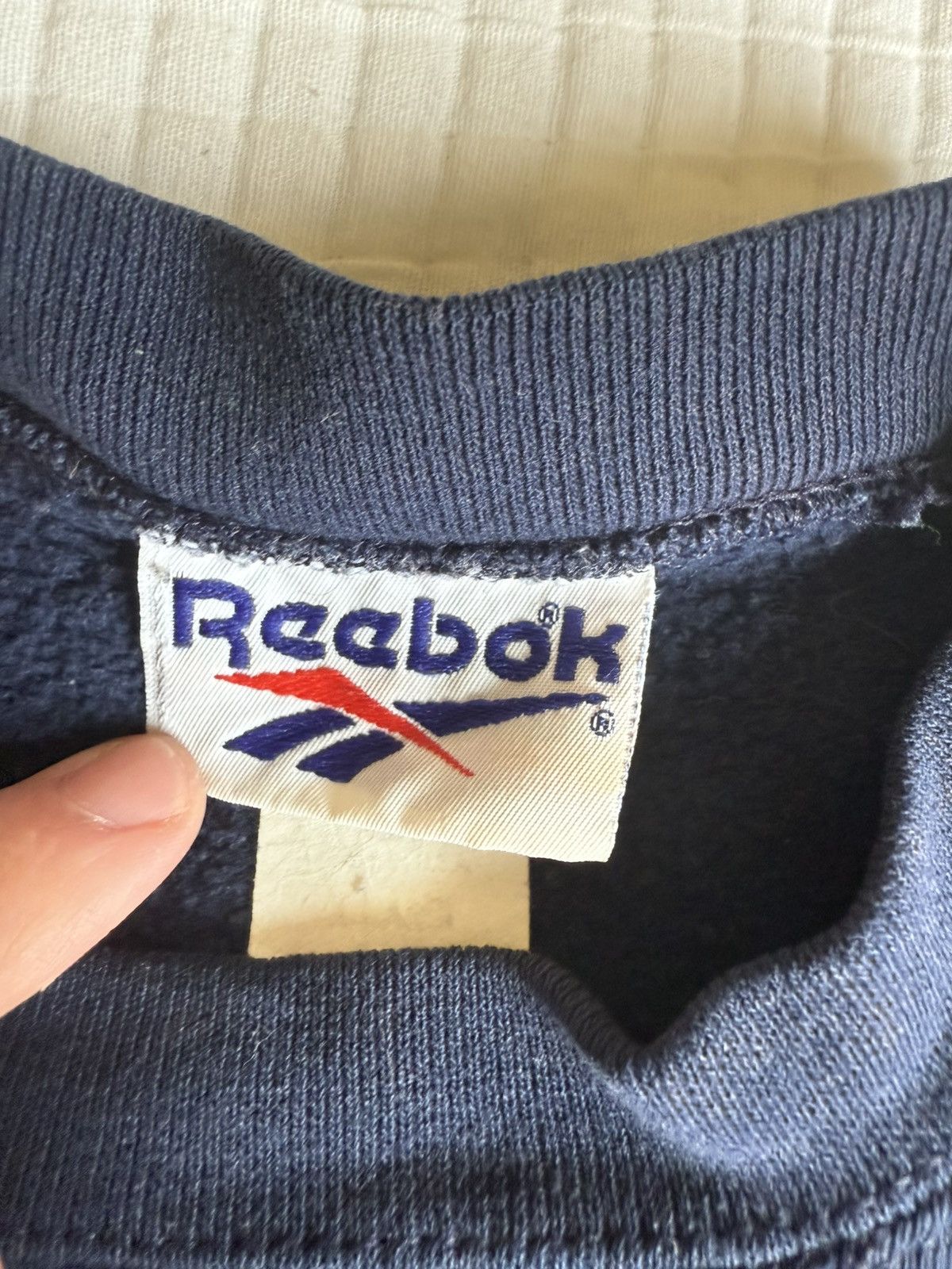 Reebok × Vintage Vintage Distressed 90s Reebok Sweatshirt Size US XL / EU 56 / 4 - 3 Thumbnail