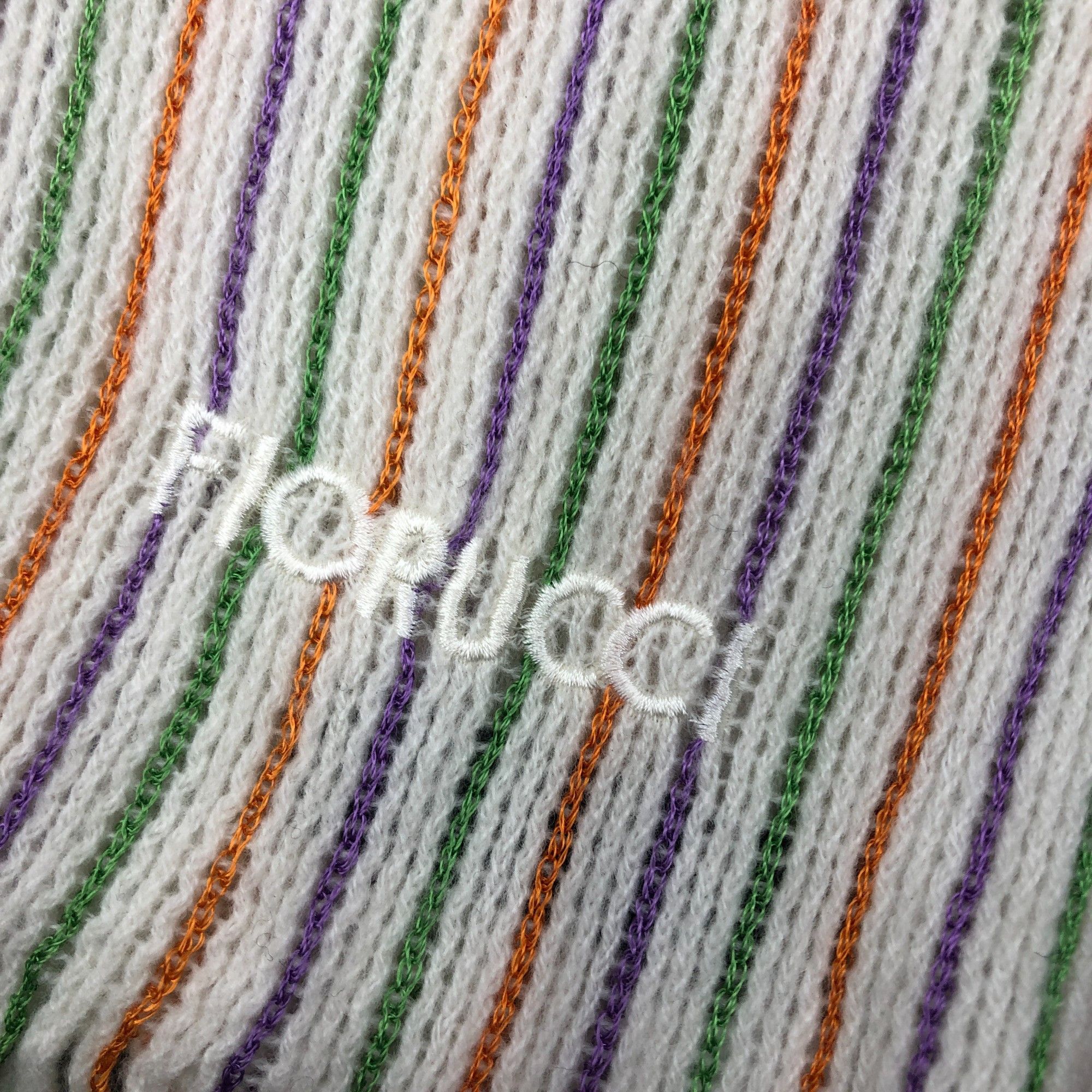 Fiorucci Vintage Fiorucci Scarf Muffler Wool Ribbed Knit Scarves Size ONE SIZE - 4 Thumbnail