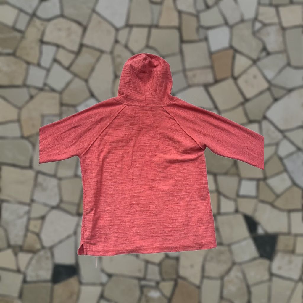 Vintage Freaky Tiki Surf Shack Hooded Pullover Sweatshirt Womens L Pink - Hoodie, Pullover, Cotton Polyester, Activewear - Trade Heritage Size L / US 10 / IT 46 - 1 Thumbnail