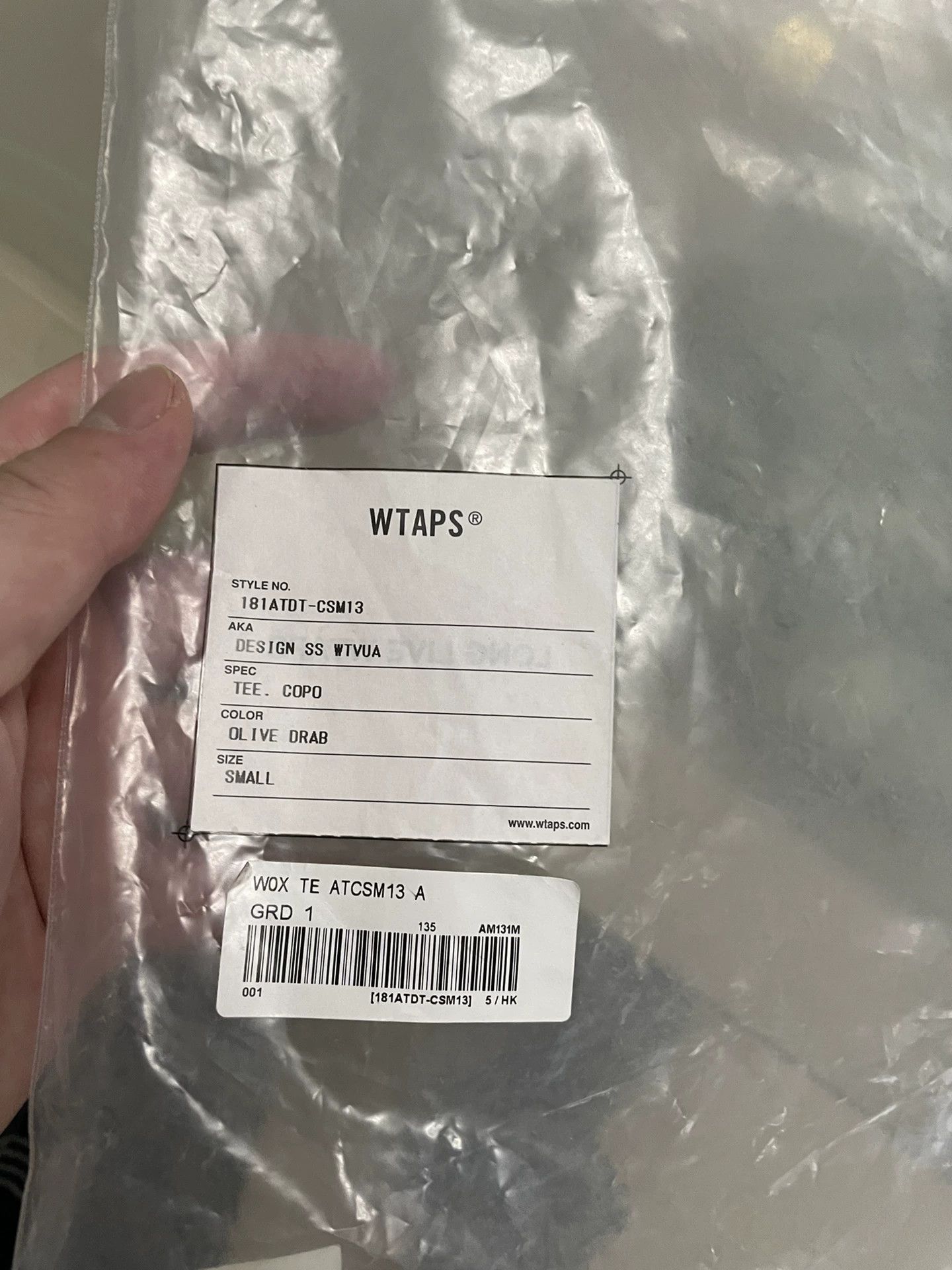 Wtaps WTAPS 18SS Unusual Reflective Printed Logo TEE S Size US S / EU 44-46 / 1 - 6 Thumbnail