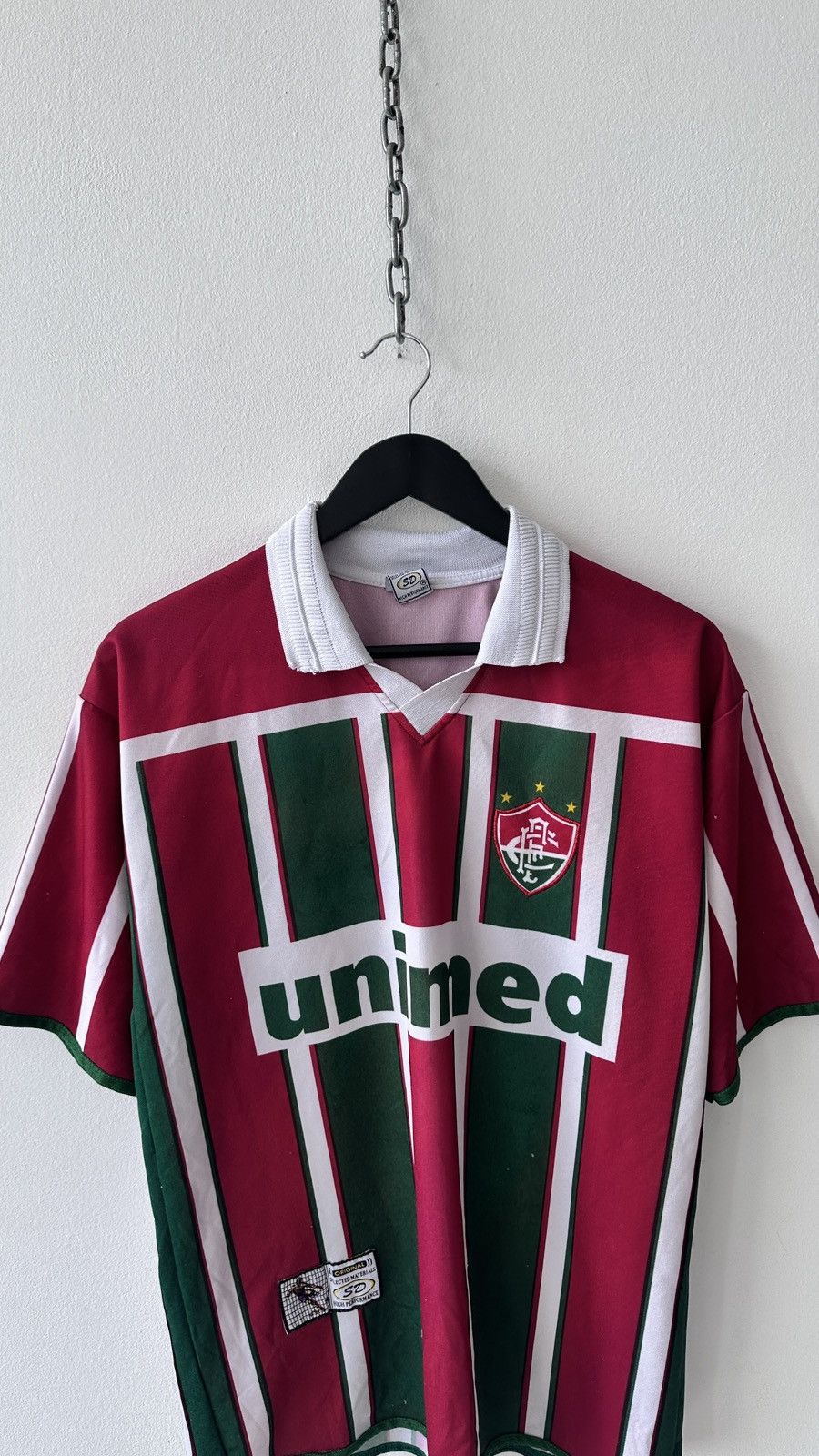 Other Vtg Fluminense FC Soccer Jersey Shirt Retro Football Kit Size US M / EU 48-50 / 2 - 4 Thumbnail