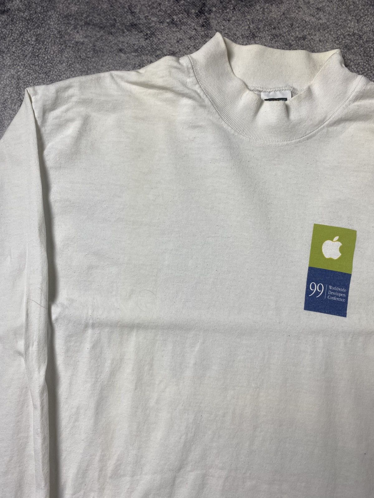 Apple 90s VINTAGE APPLE WWDC 99 WHITE LONGSLEEVE Size US L / EU 52-54 / 3 - 4 Thumbnail