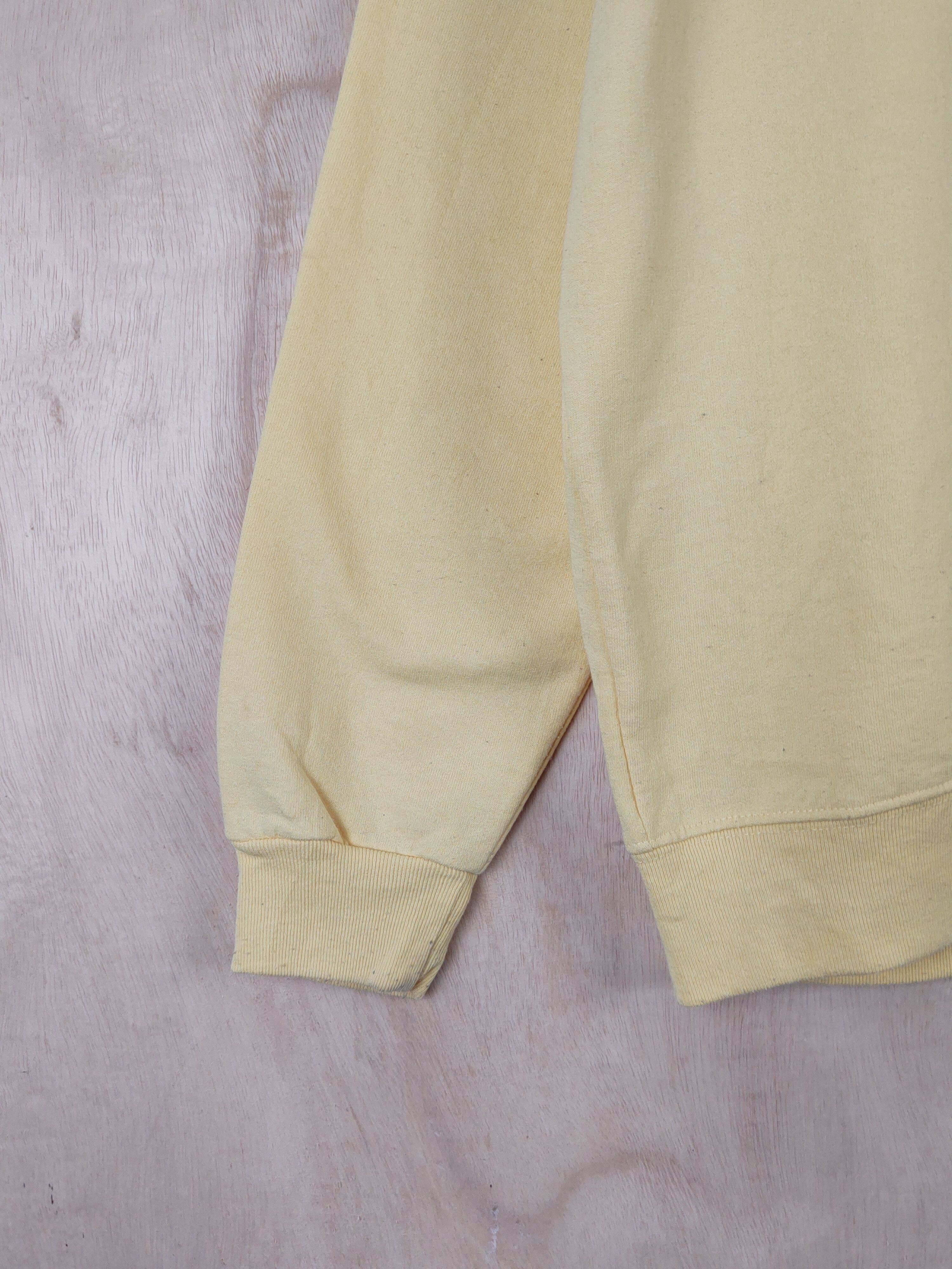 Japanese Brand Top Stitch art double collar Yellow Sweatshirts #S2586 Size L / US 10 / IT 46 - 5 Thumbnail