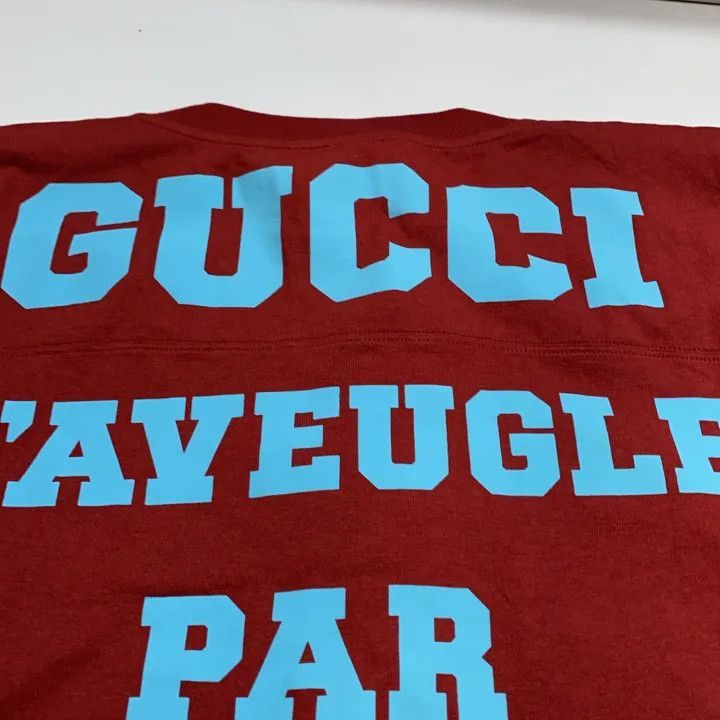 Gucci GUCCI Red Cropped Short Sleeve T-shirt-2507 Size L / US 10 / IT 46 - 9 Thumbnail