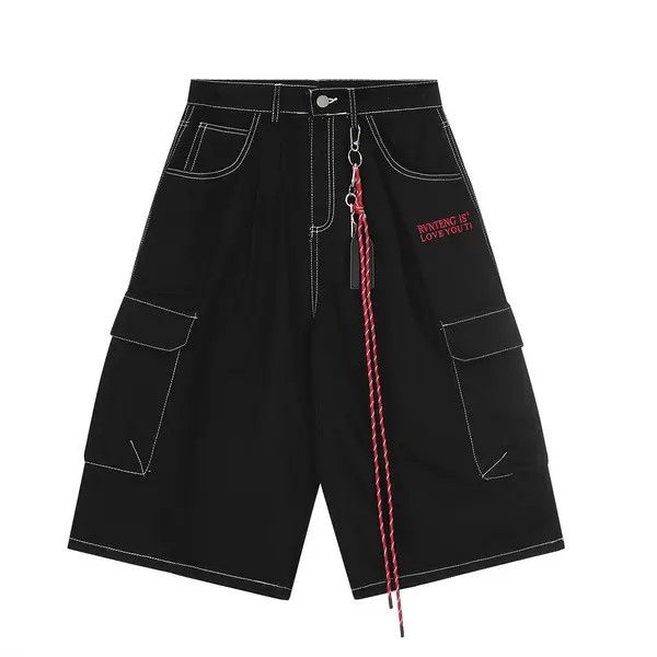 Japanese Brand Hin Street American workwear metal multi-pocket denim shorts Size US 32 / EU 48 - 1 Thumbnail