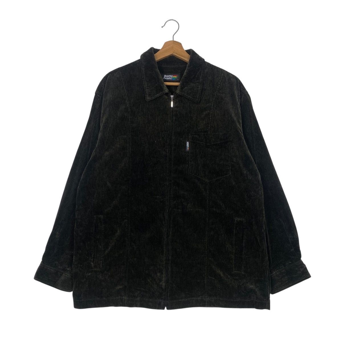 Benetton × Formula 1 × Japanese Brand Benetton formula 1 corduroy zipper jacket Size US L / EU 52-54 / 3 - 1 Thumbnail