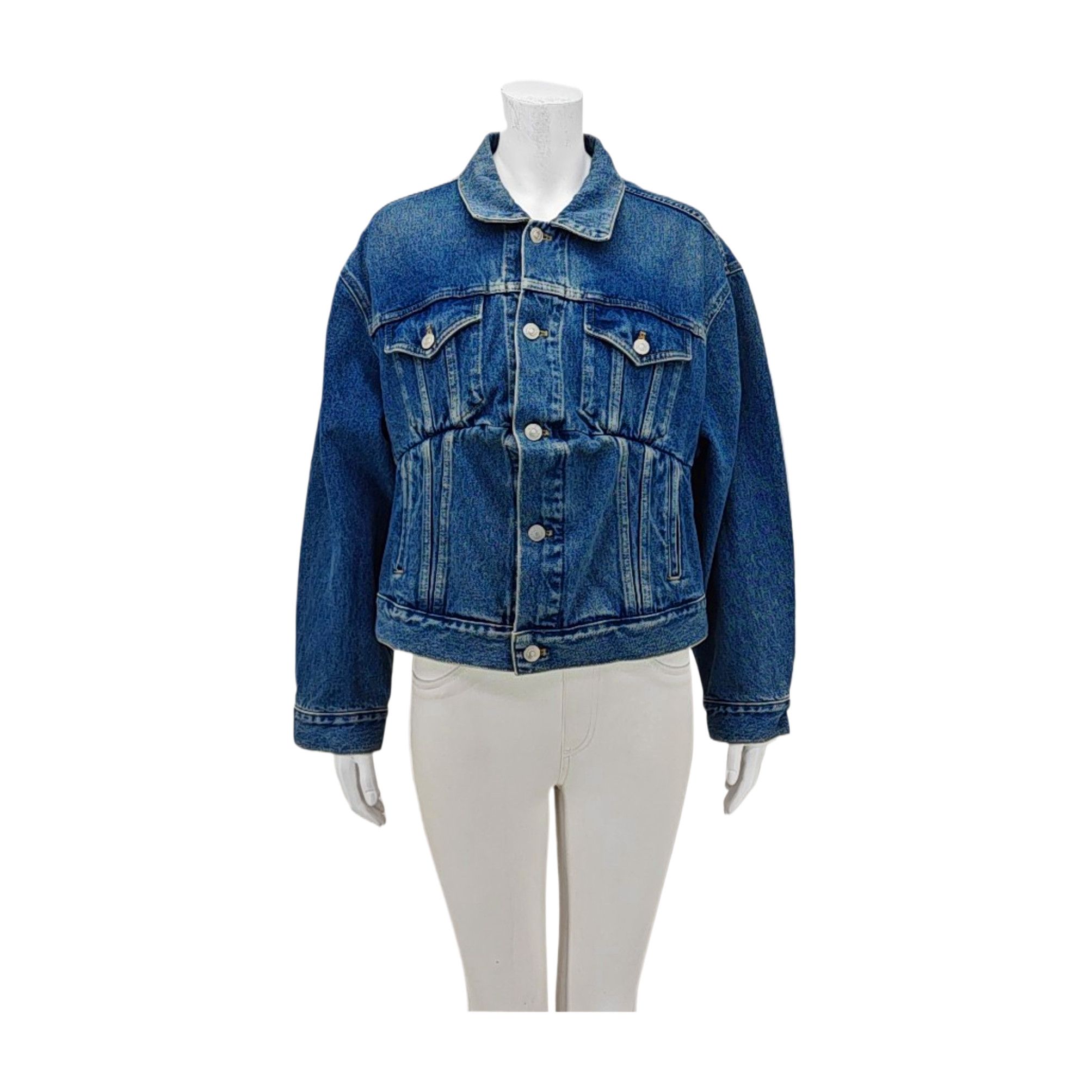 Balenciaga Balenciaga Denim Jacket Size 34 Size XS / US 0-2 / IT 36-38 - 1 Thumbnail