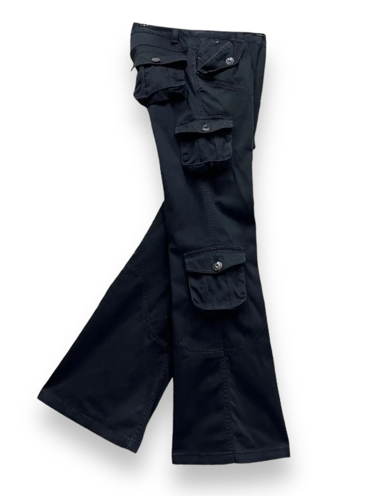 Japanese Brand × LOWBOX LOWBOX Seditionaries Punk Black Cargo Undercover FLARE Cargo Size 30" / US 8 / IT 44 - 1 Thumbnail