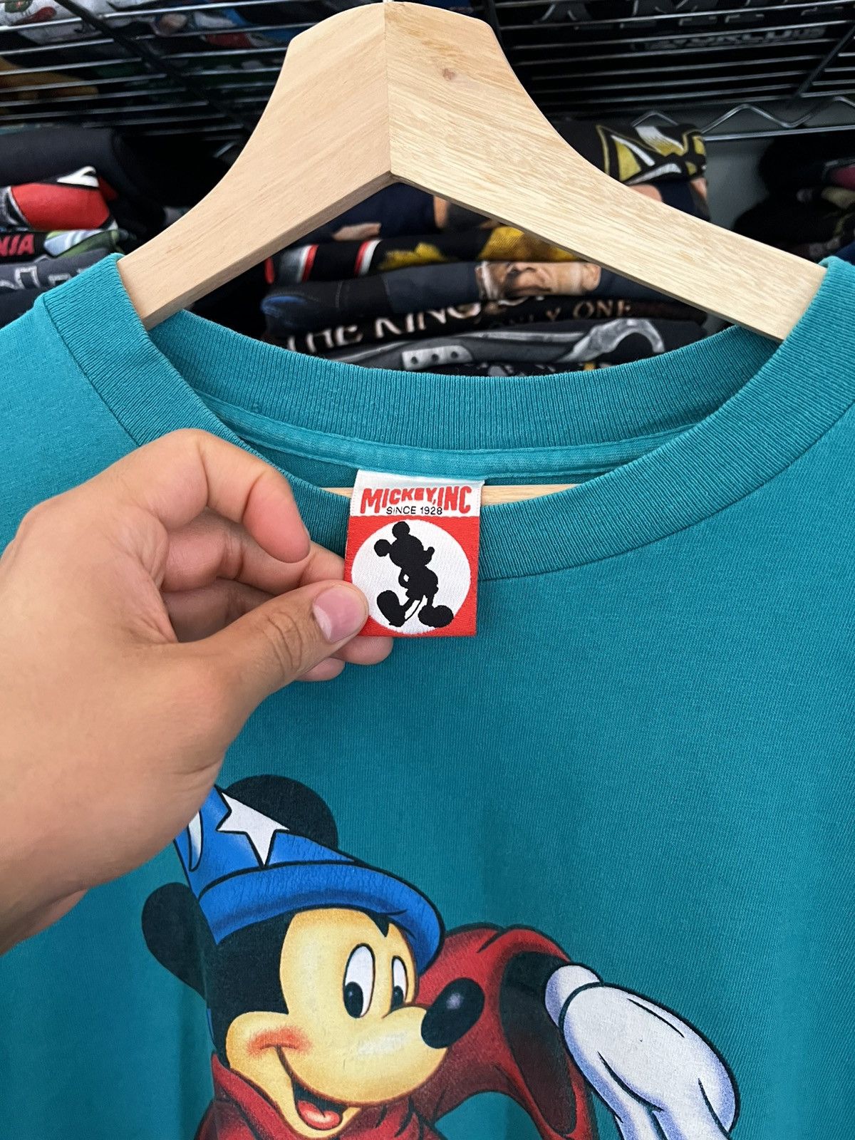 Disney 90s Mickey Mouse Walt World 25th Anniversary Single Stitch Size US XXL / EU 58 / 5 - 3 Thumbnail
