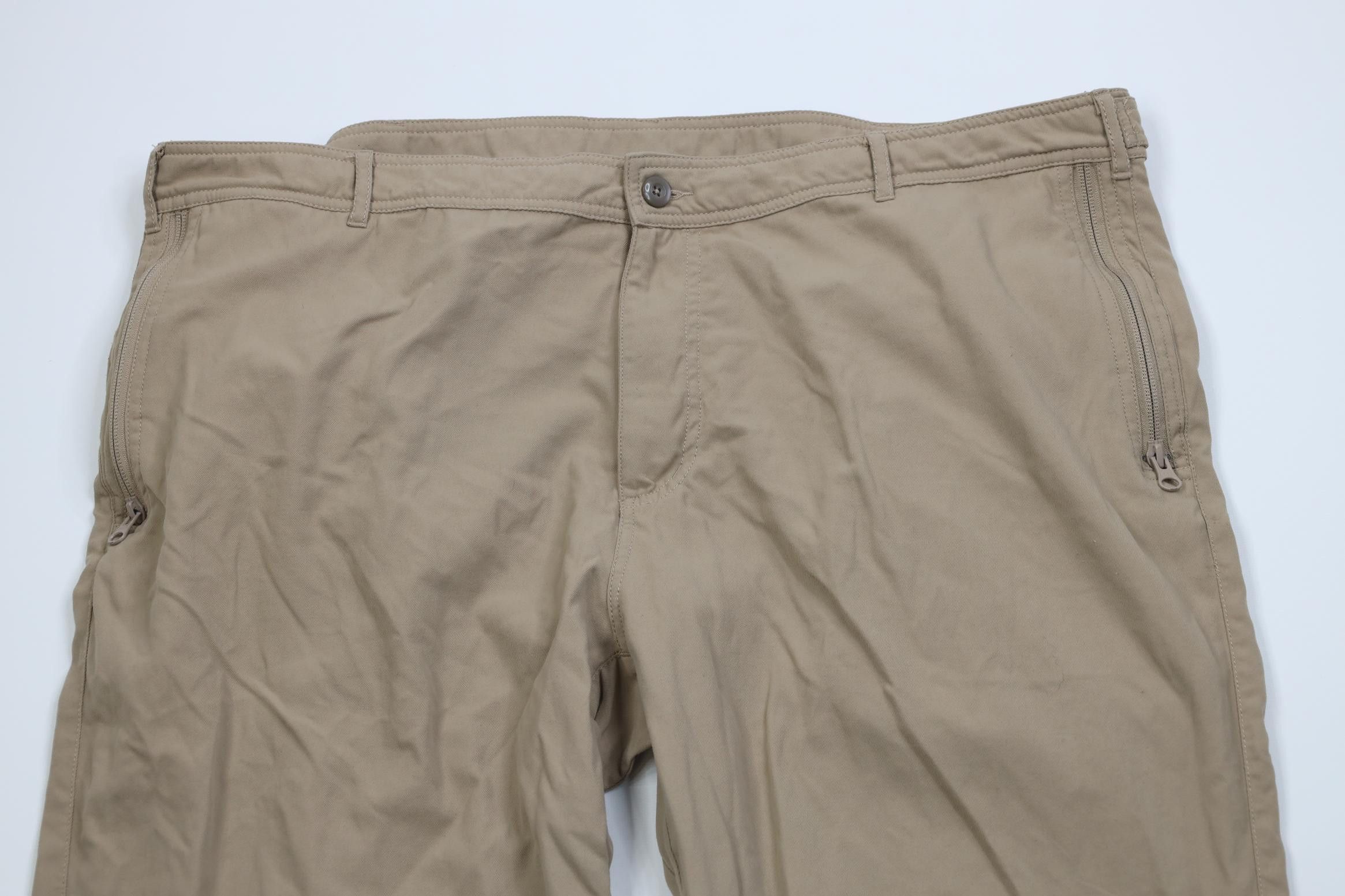 Vintage Clothing Arts Picket Pocket Proof Wide Leg Cargo Pants Beige Size US 42 / EU 58 - 2 Thumbnail