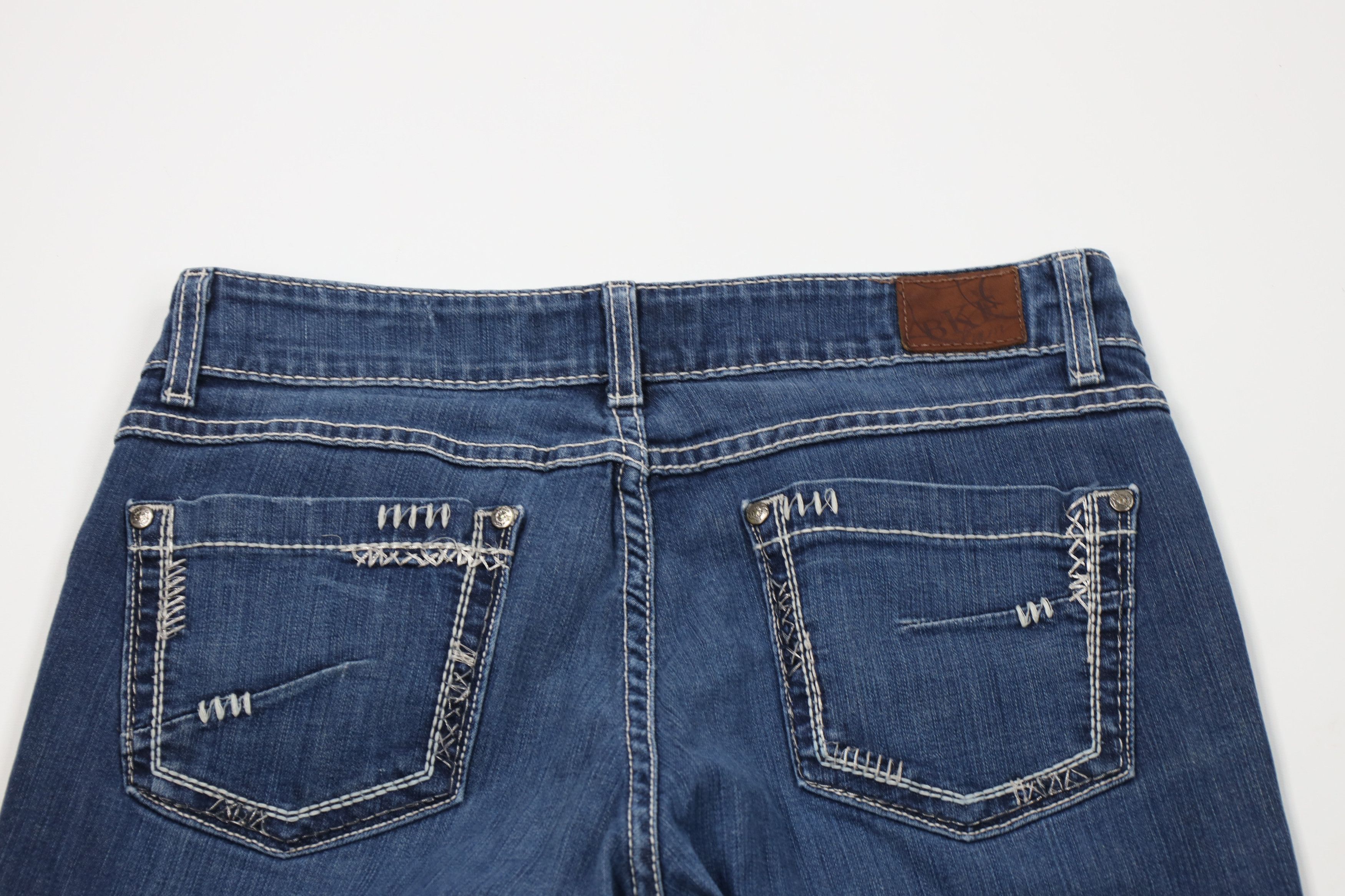 Vintage Buckle BKE Thick Stitch Culture Bootcut Denim Jeans Blue Size 32" / US 10 / IT 46 - 12 Thumbnail