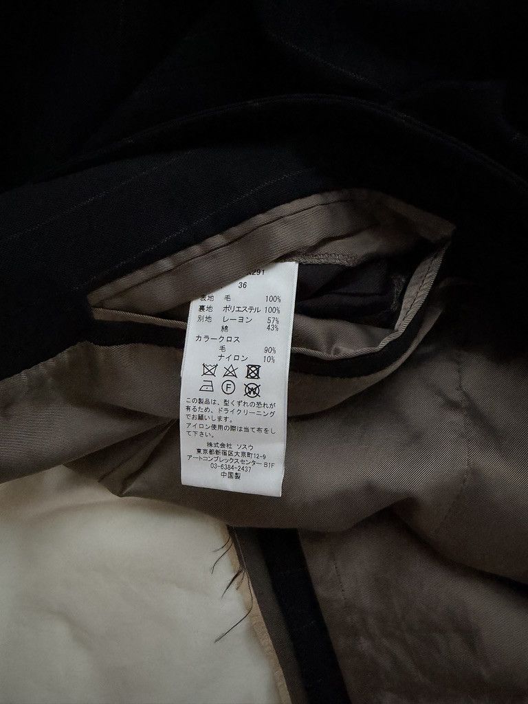 Maison MIHARA YASUHIRO FW24 Oversized Pinstripe MMY Black Blazer Size US M / EU 48-50 / 2 - 6 Thumbnail
