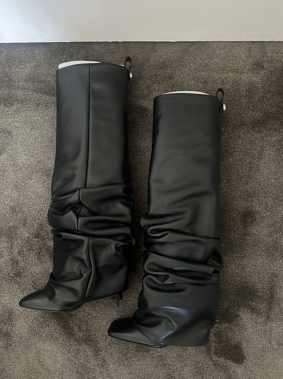 The Attico Rea Leather Tube Boots Size US 7.5 / IT 37.5 - 1 Thumbnail