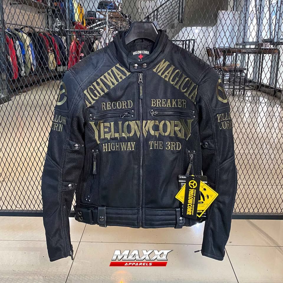YELLOW CORN Yellow Corn YB 3105 Black Gold Jacket | Jacket Touring Size US M / EU 48-50 / 2 - 1 Thumbnail