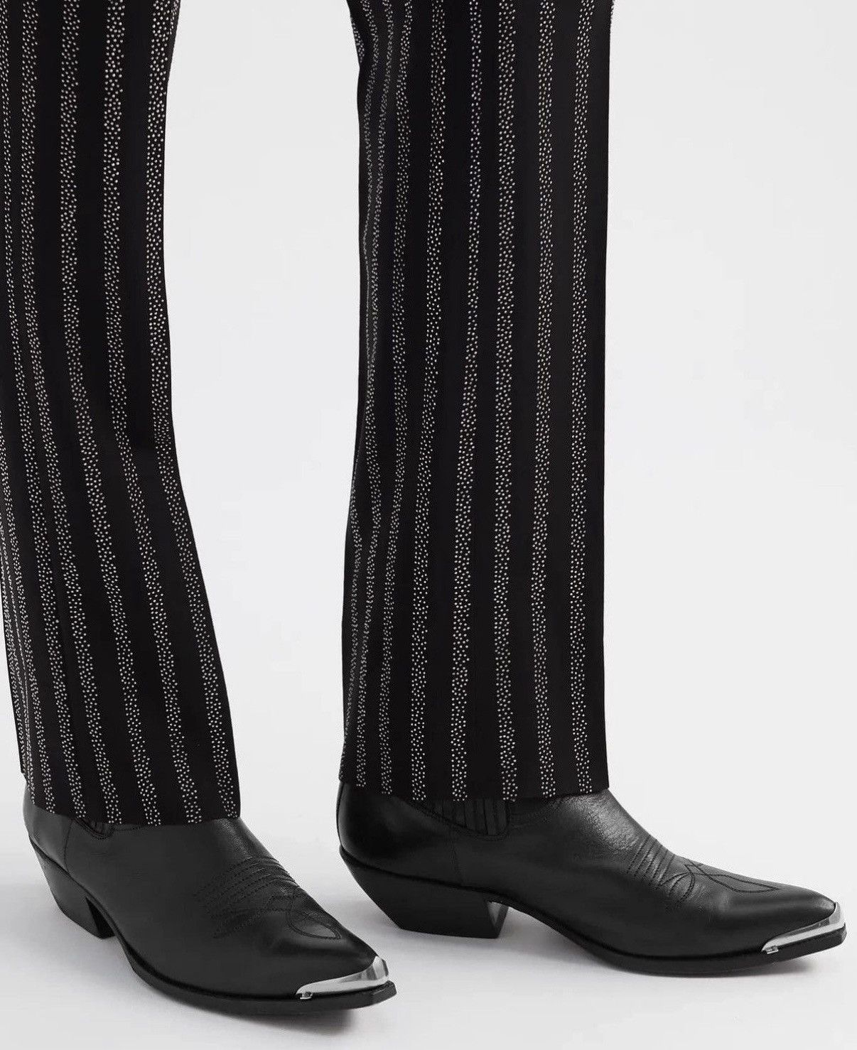 Celine Celine Metal Toe Western Chelsea Boots Black Size 42 (SS 21) Size US 9 / EU 42 - 10 Thumbnail