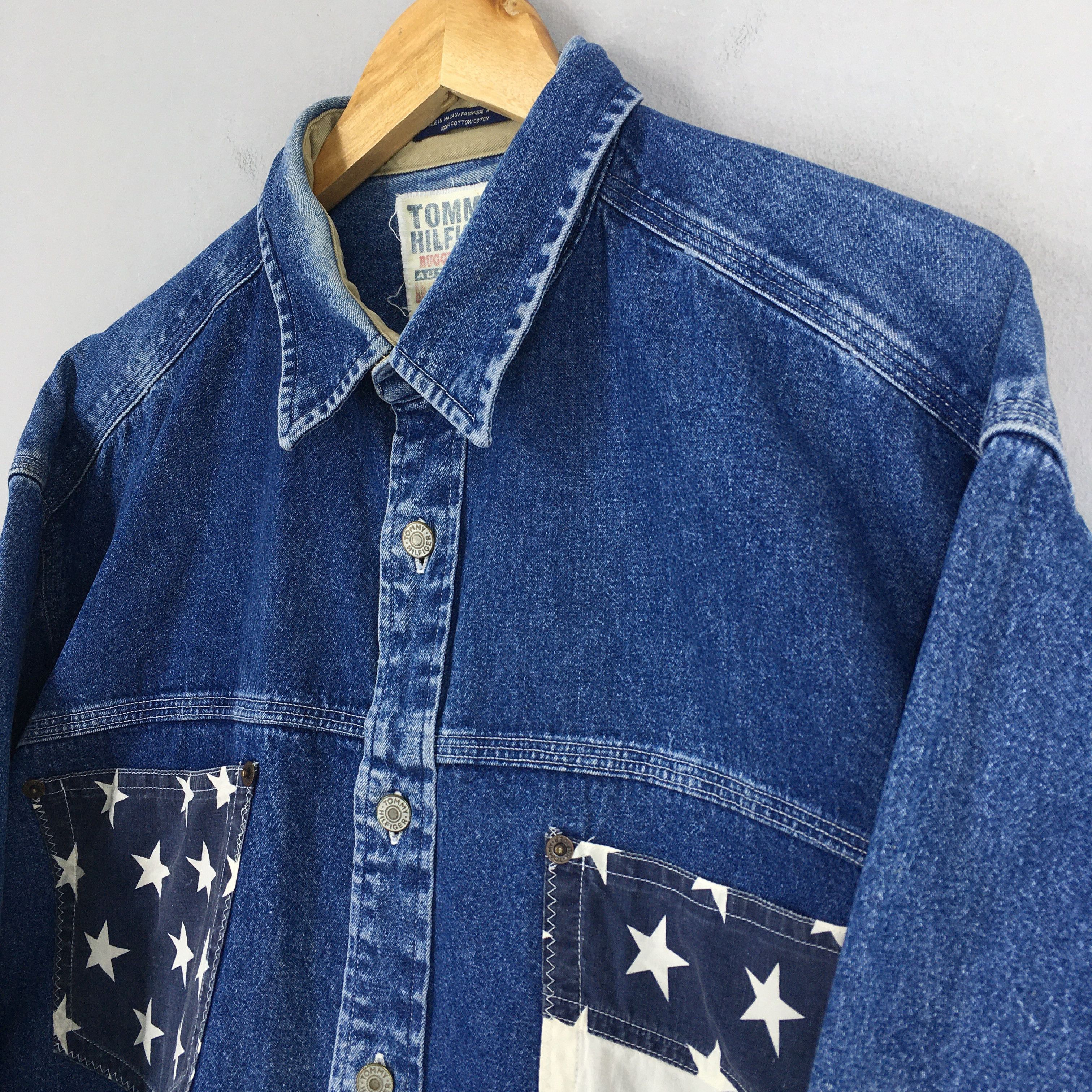Tommy Hilfiger × Vintage Vintage Tommy Hilfiger Denim Oxfords Large Size US L / EU 52-54 / 3 - 3 Thumbnail