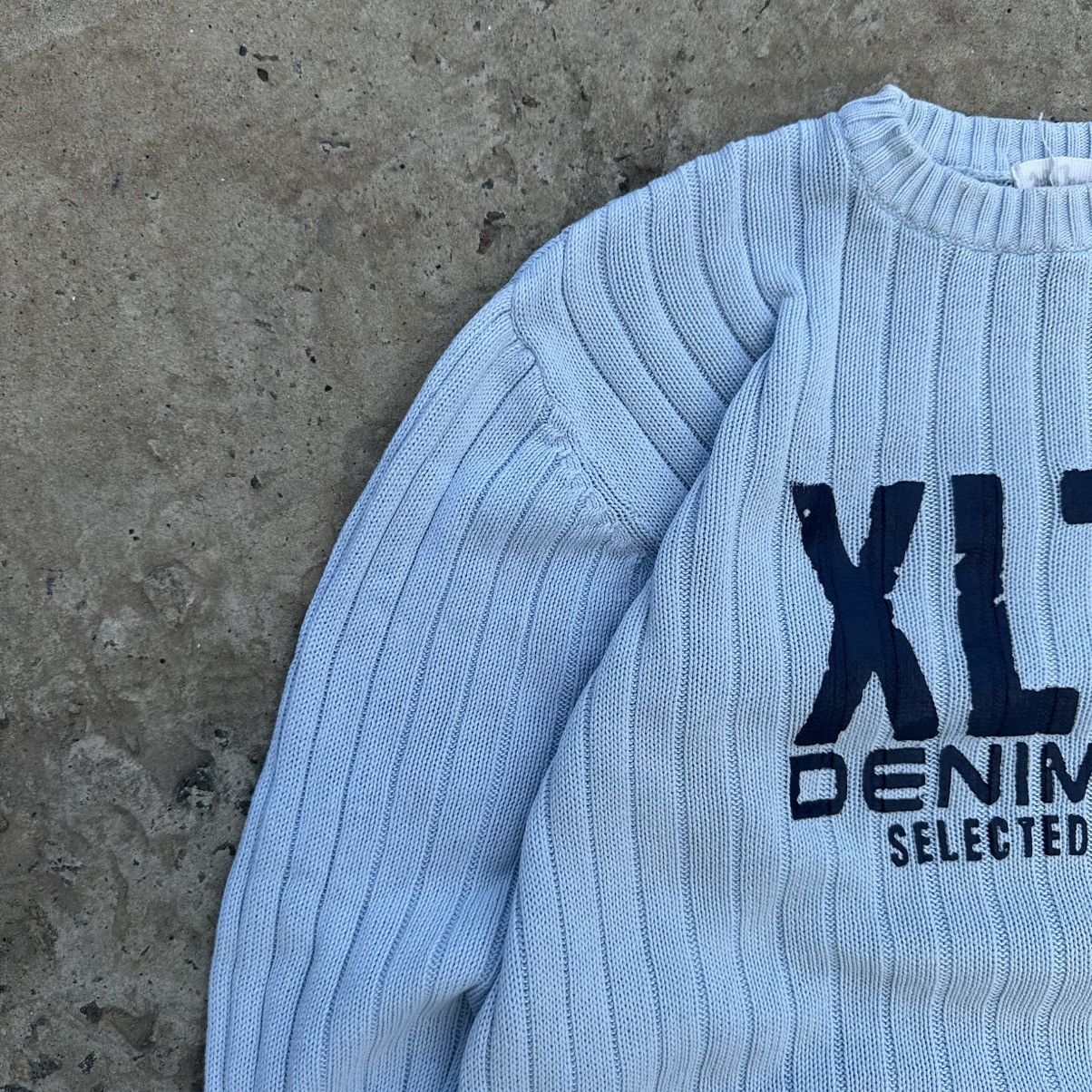 VAINL ARCHIVE Vintage Japanese Style Archival Knit Sweater XLTD Denim498 Size US M / EU 48-50 / 2 - 3 Thumbnail