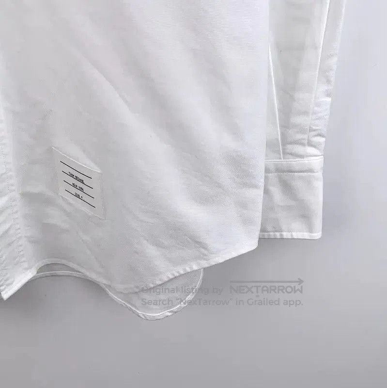 Thom Browne Thom Browne White Cotton Women's Shirt . Size L / US 10 / IT 46 - 4 Thumbnail